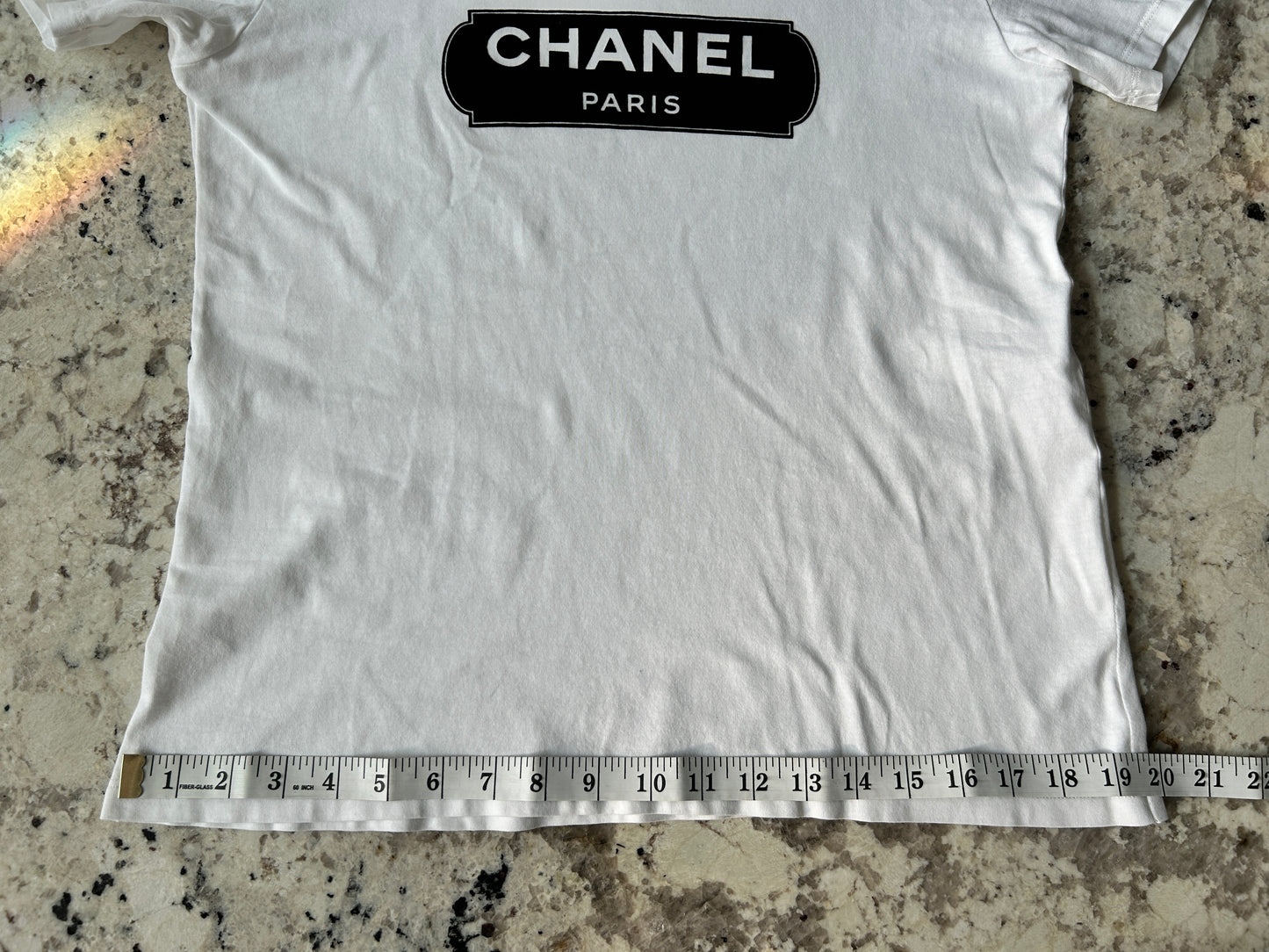 Chanel Uniform Logo TShirt White Medium