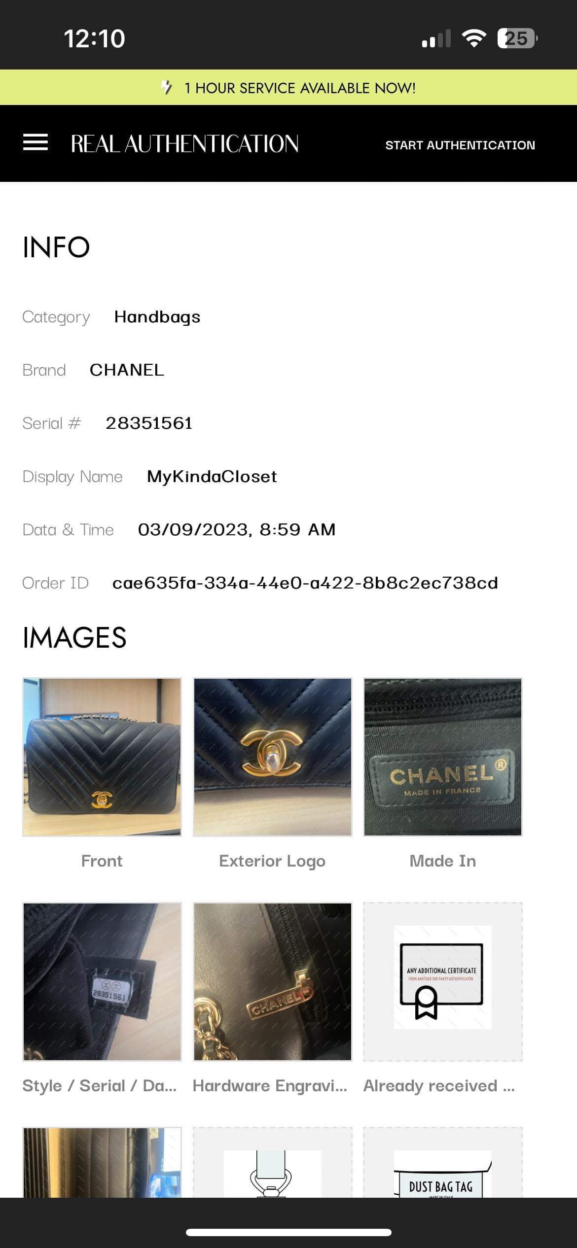 Chanel Black Calfskin Statement Mini