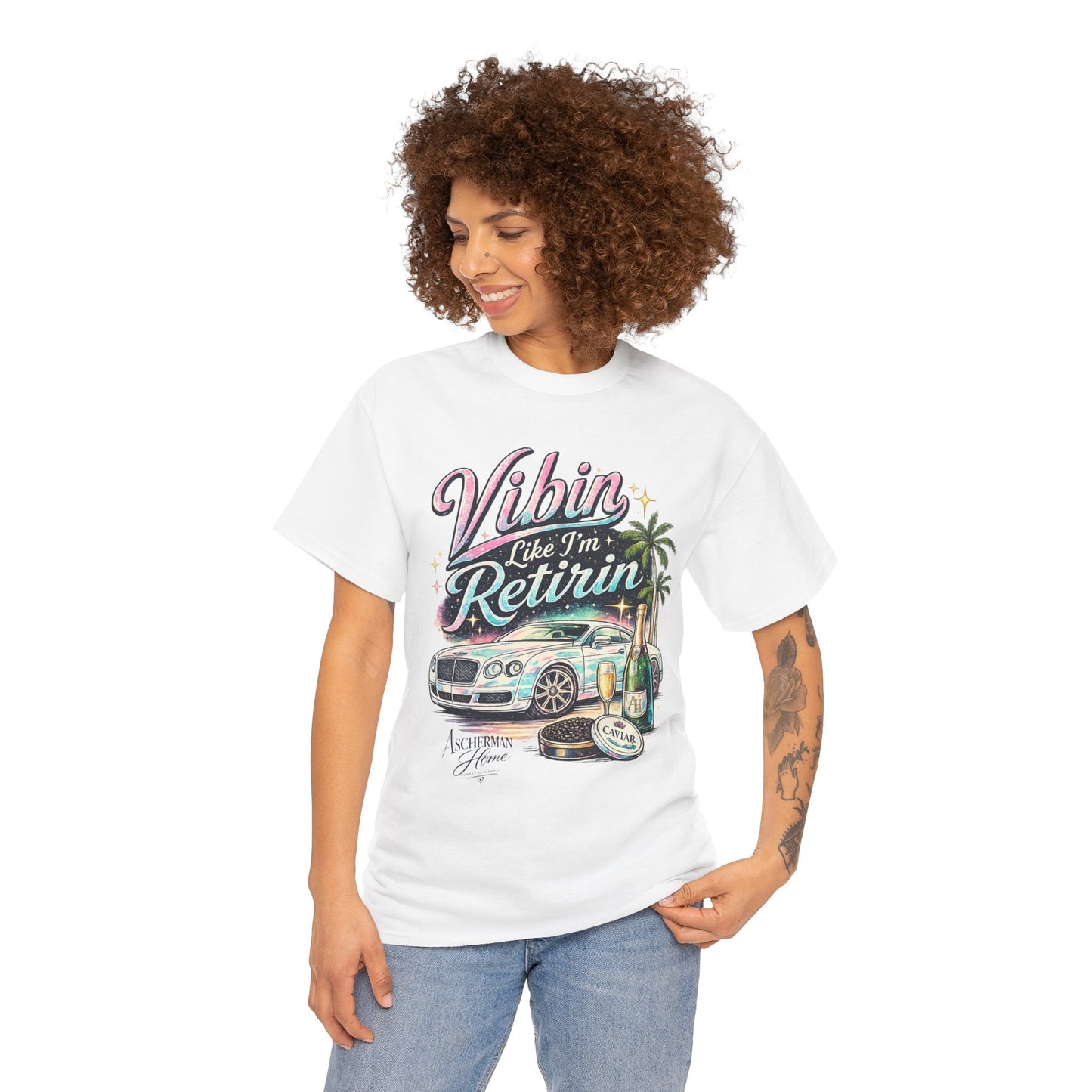 Vibin' Like I'm Retirin' Unisex Graphic T-Shirt