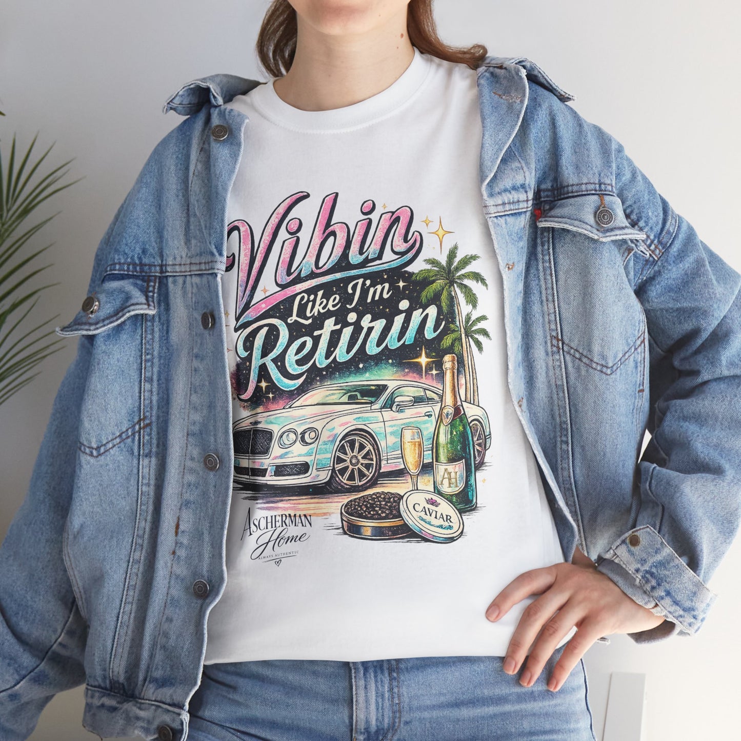 Vibin' Like I'm Retirin' Unisex Graphic T-Shirt