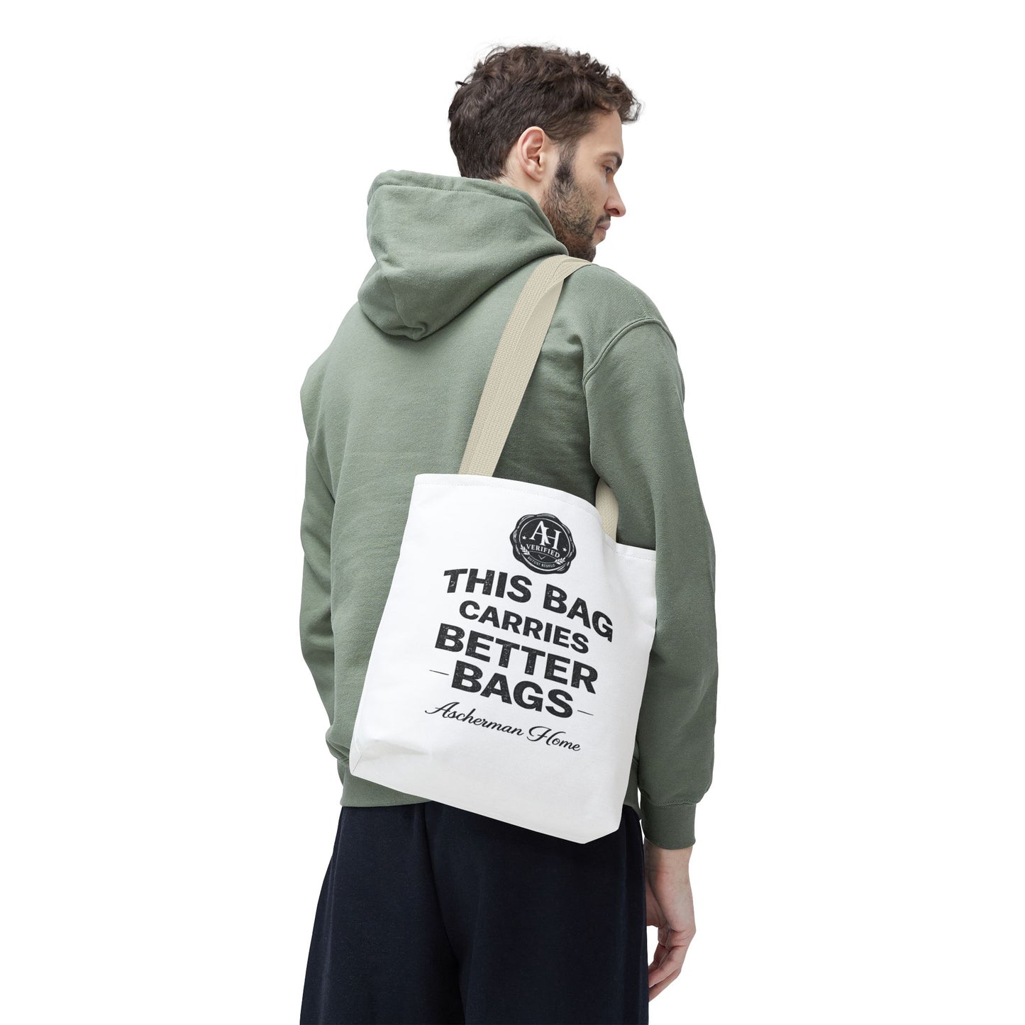 Stylish Poly-Canvas Tote Shopper