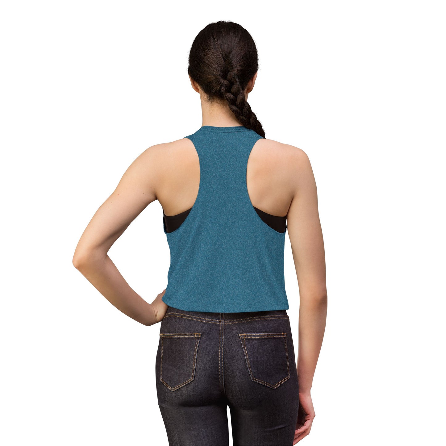"Just a Girl and Her NEVERFULL" Graphic Crop Tank