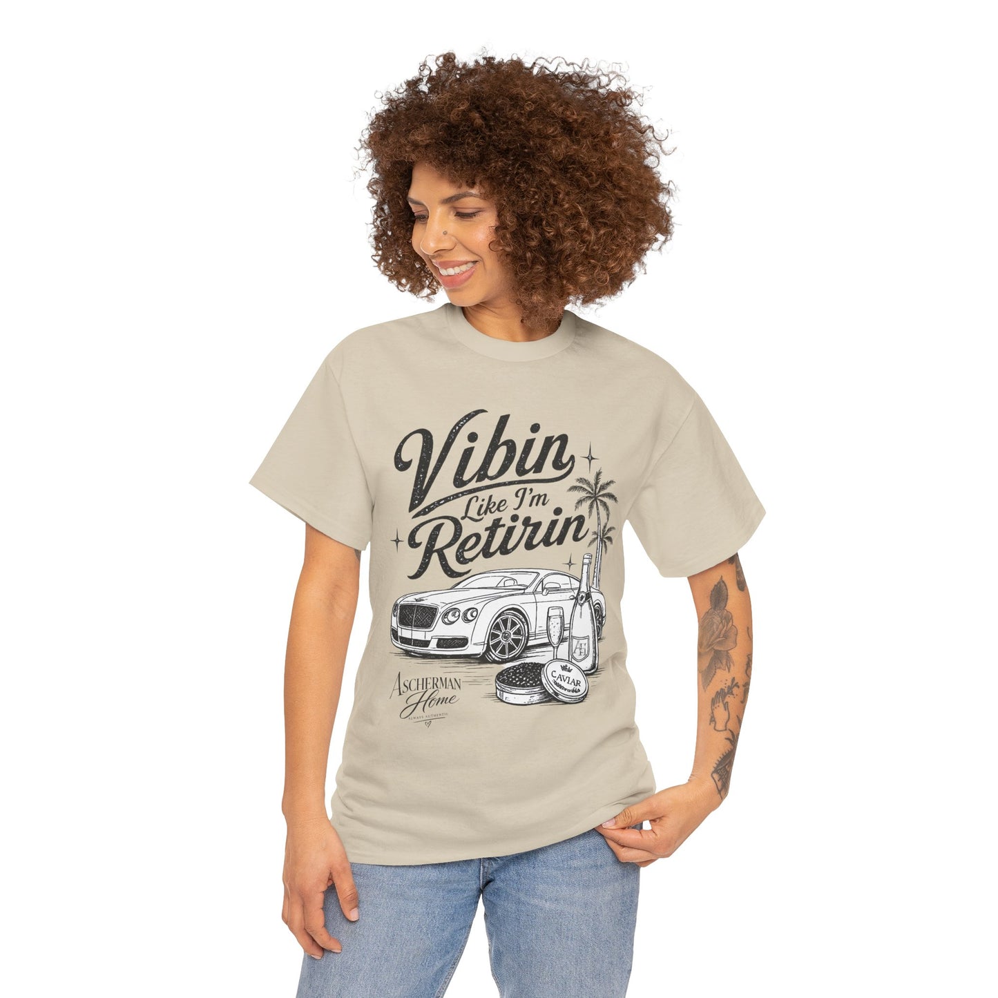 Vibin' Like I'm Retirin' Unisex Graphic T-Shirt