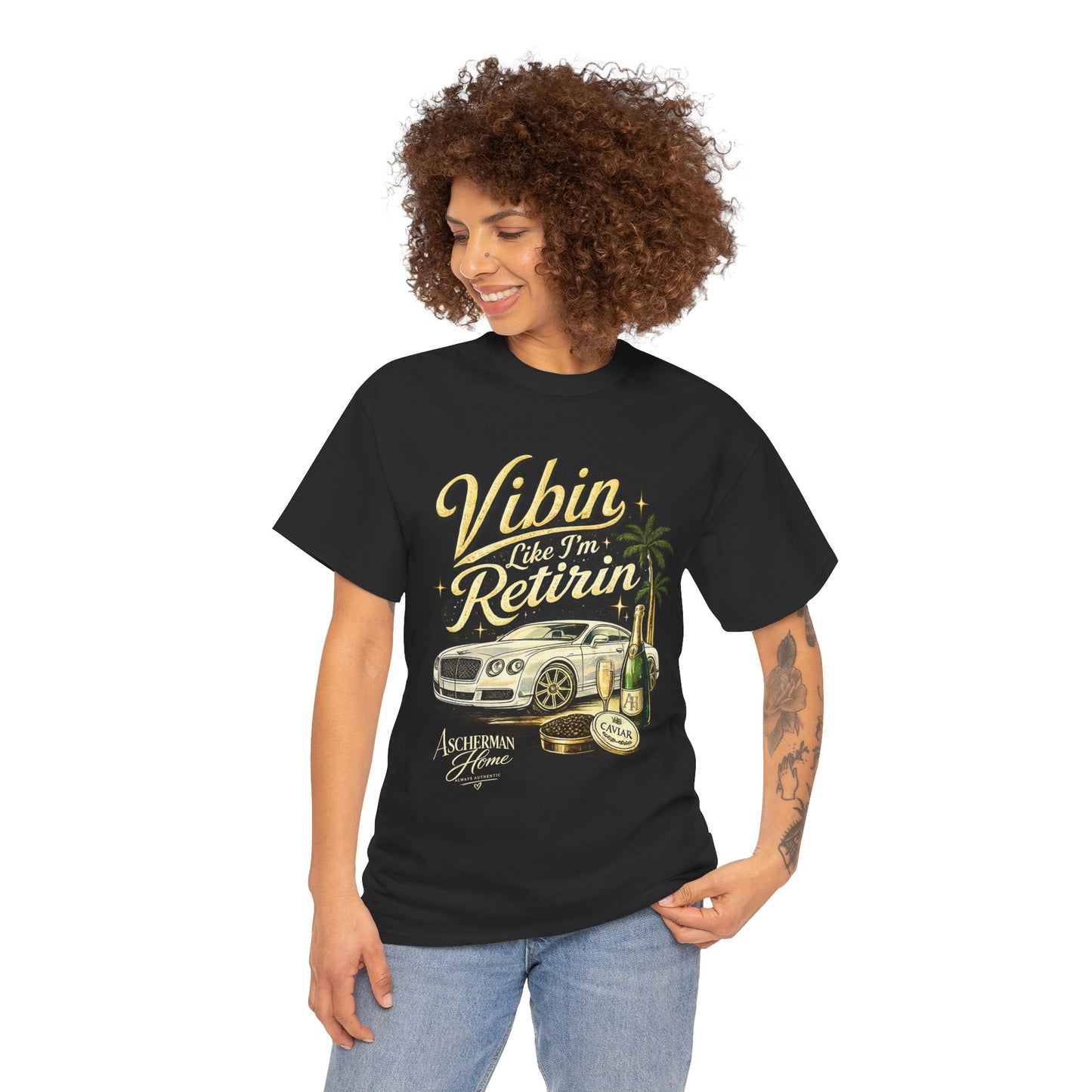 Vibin' Like I'm Retirin' Unisex Graphic T-Shirt