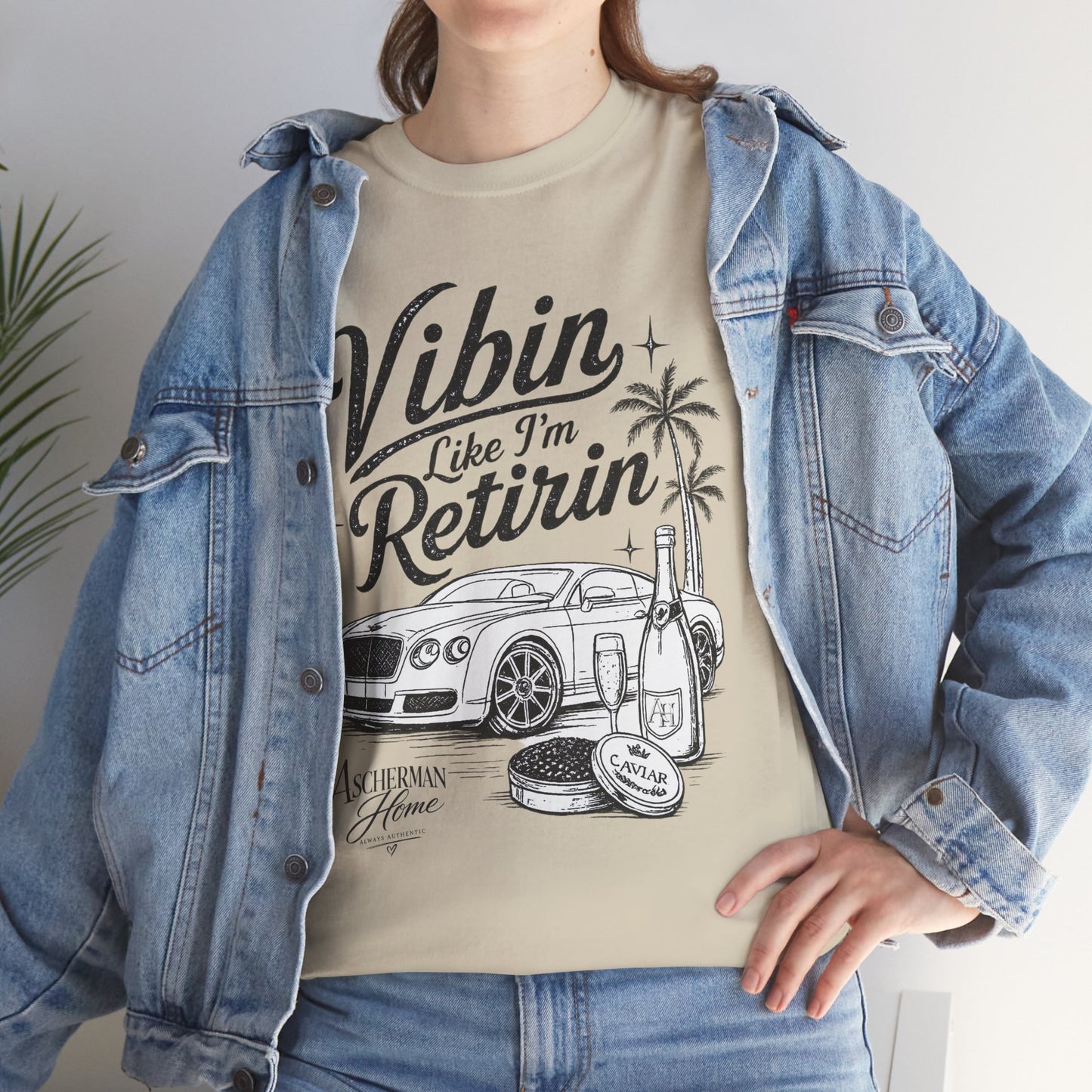 Vibin' Like I'm Retirin' Unisex Graphic T-Shirt