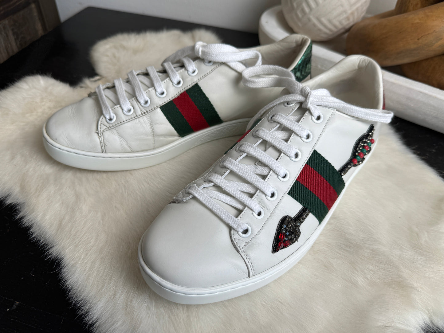 Gucci Ace Arrows Sneakers Size 38EU