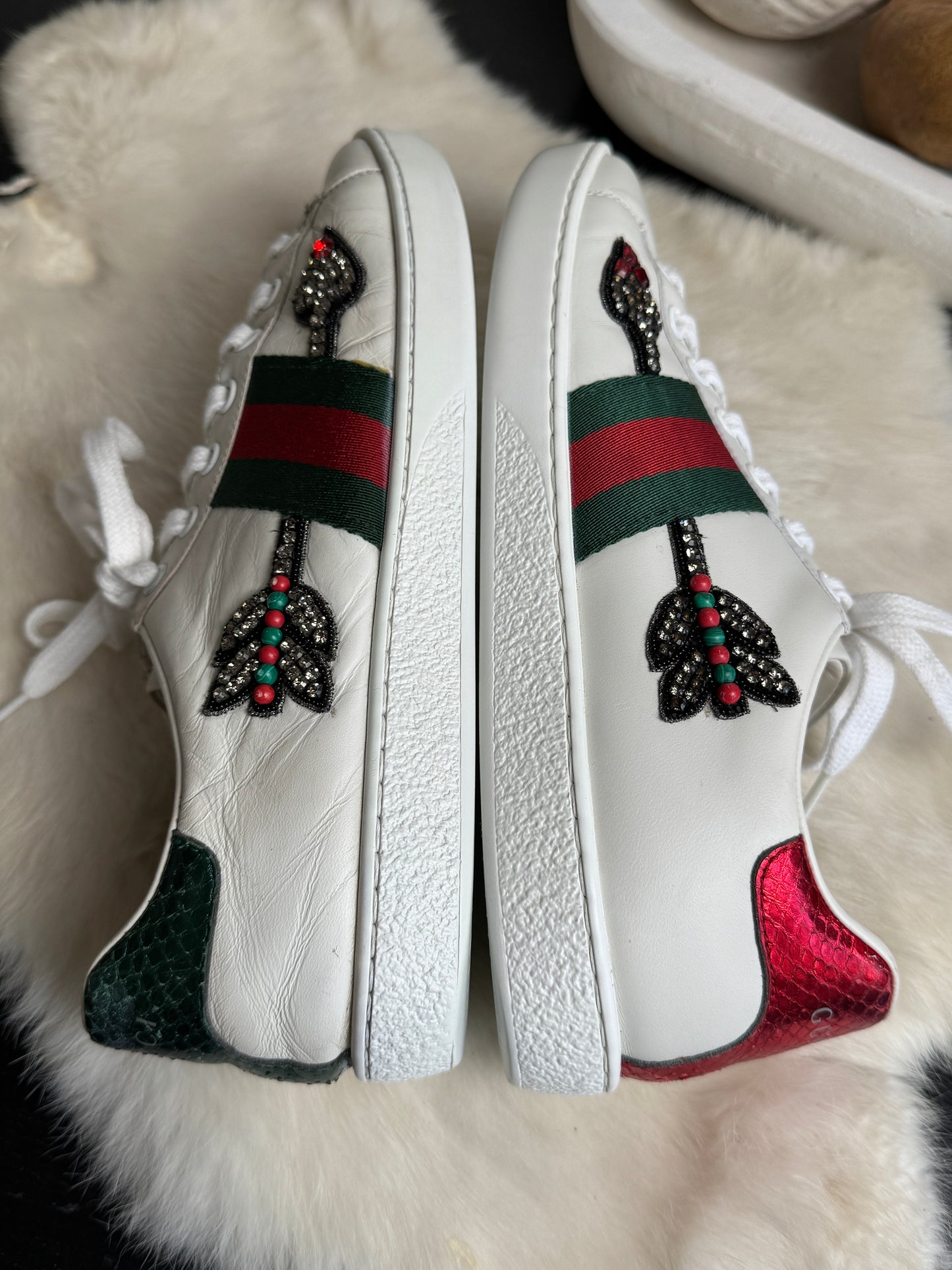 Gucci Ace Arrows Sneakers Size 38EU