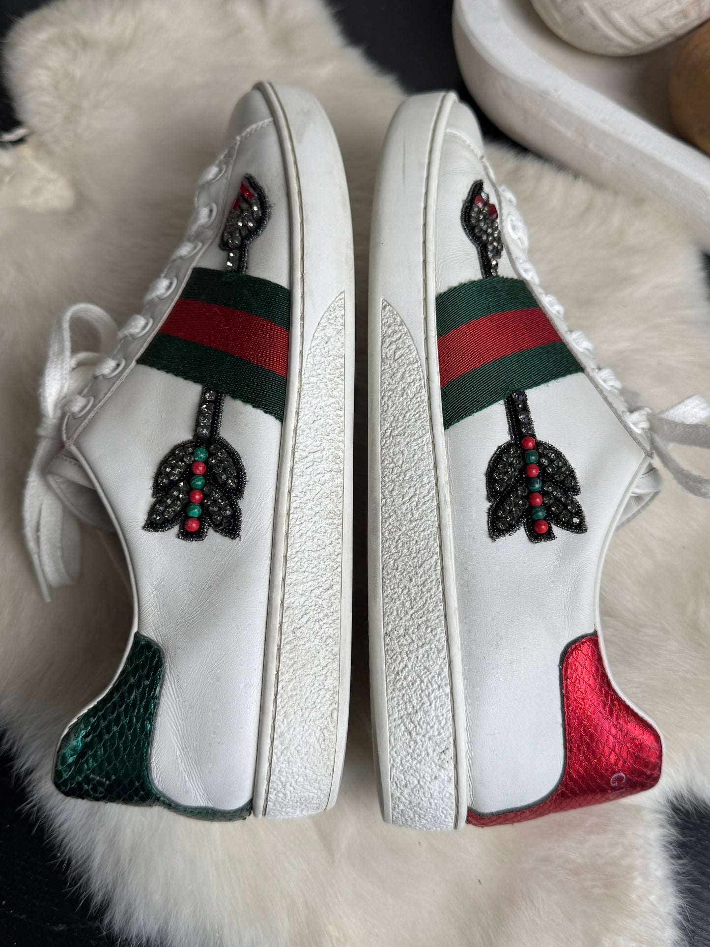 Gucci Ace Arrows Sneakers Size 39.5EU