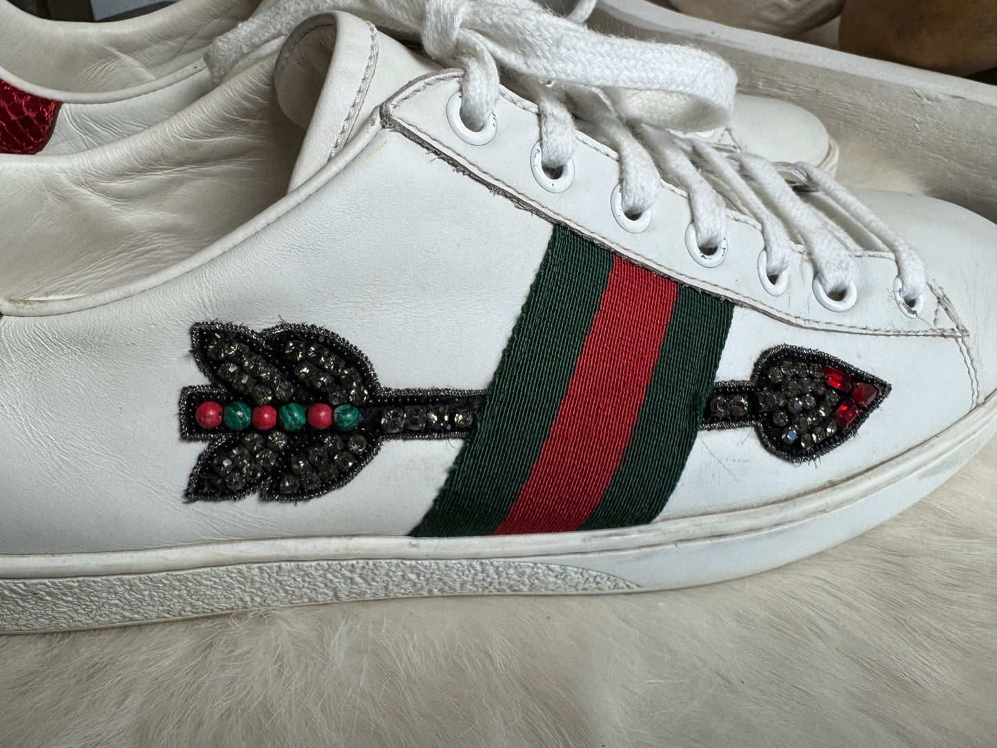 Gucci Ace Arrows Sneakers Size 39.5EU