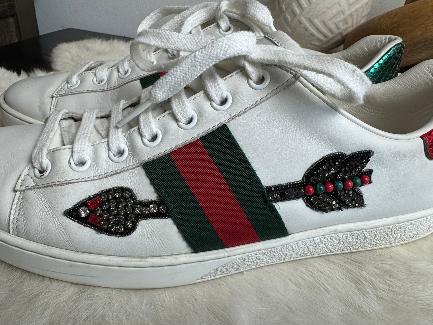 Gucci Ace Arrows Sneakers Size 39.5EU