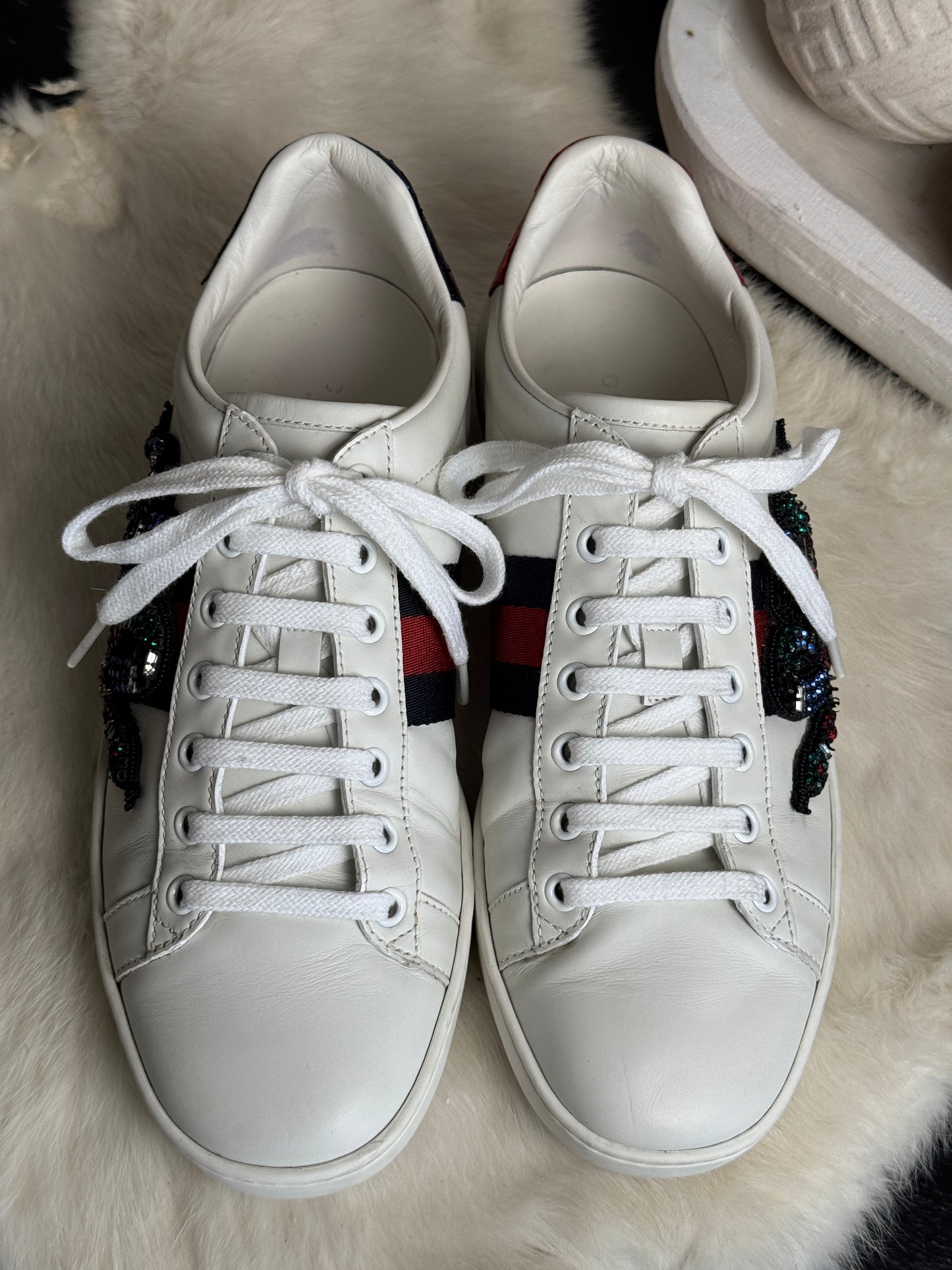 Gucci Ace Snakes Sneakers Size 38.5EU