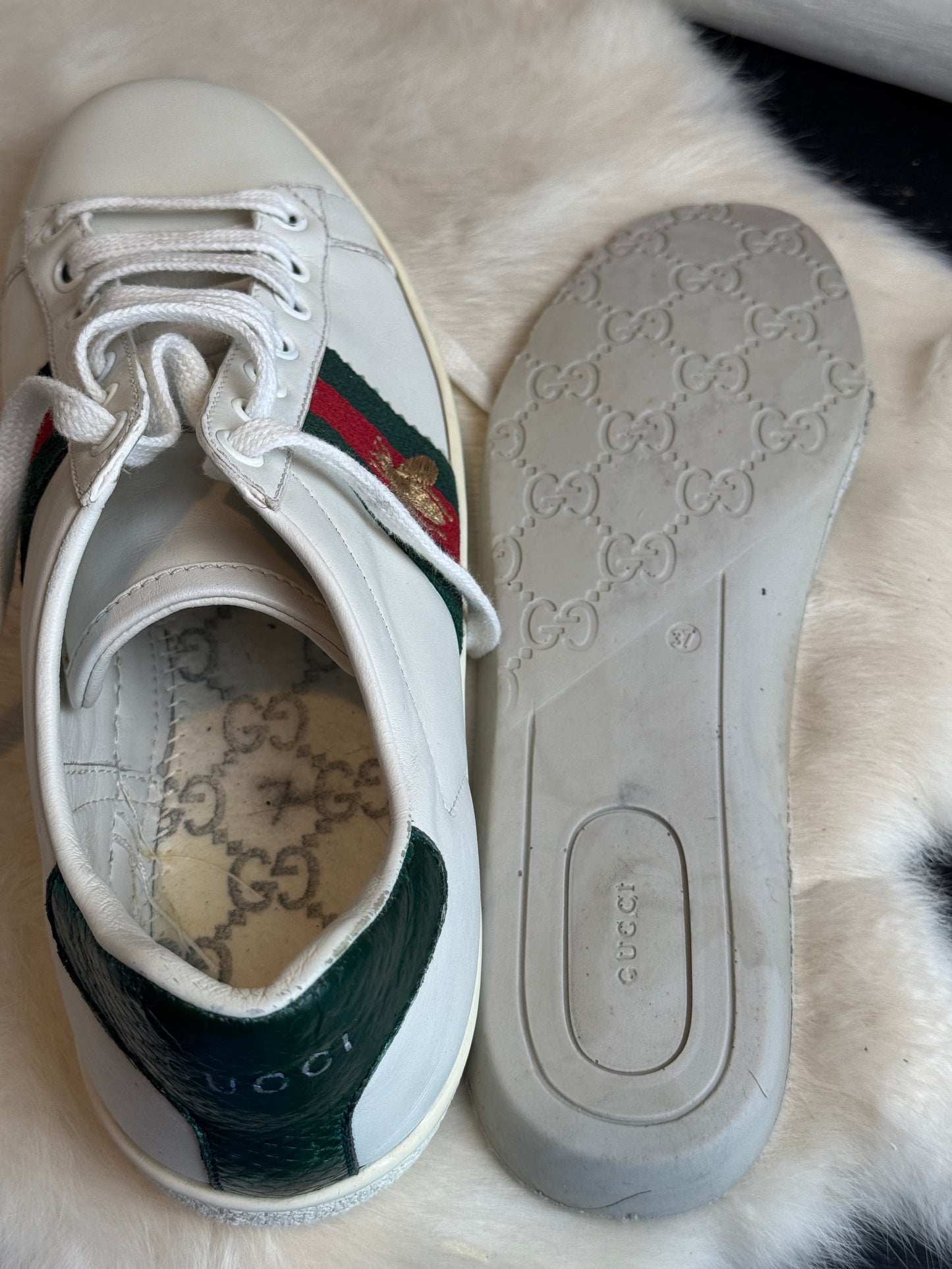 Gucci Ace Bees Sneakers Size 37EU