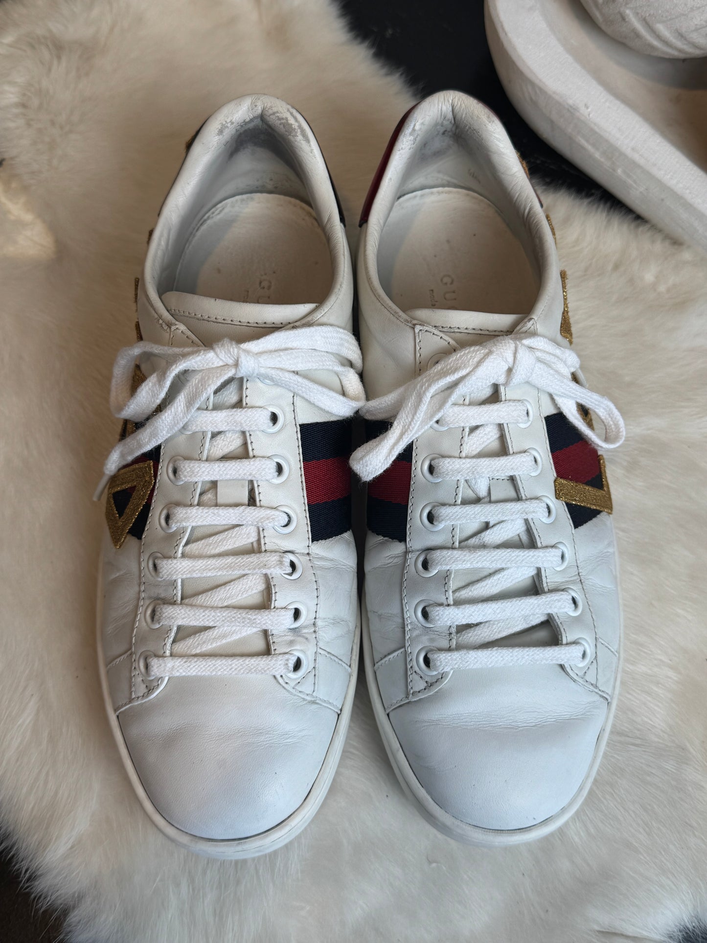 Gucci Ace LOVED Sneakers Size 37EU