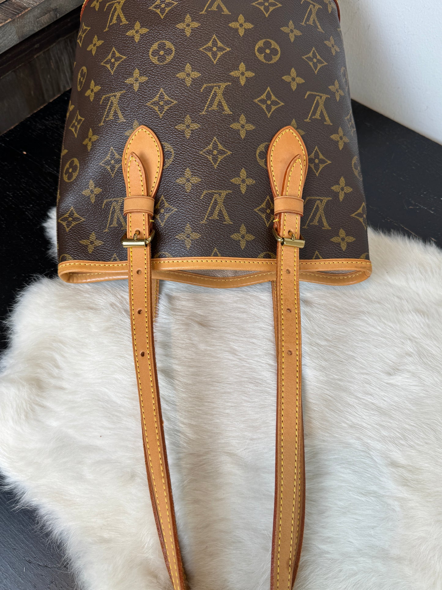 Louis Vuitton Monogram Petit Bucket PM