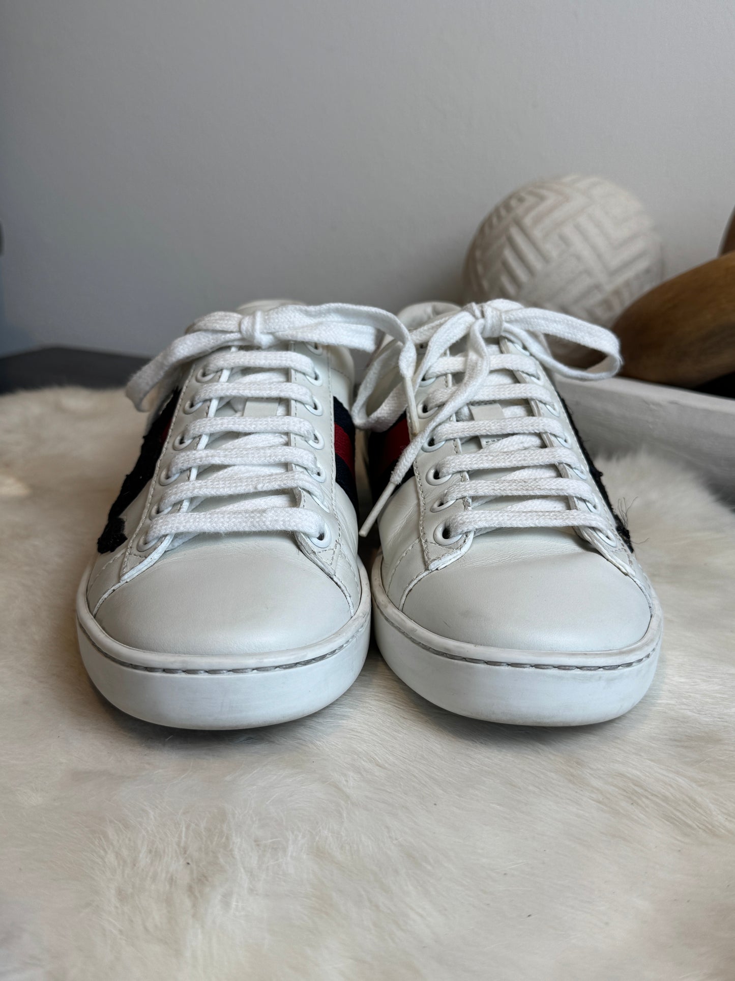 Gucci Ace Snakes Sneakers Size 34EU