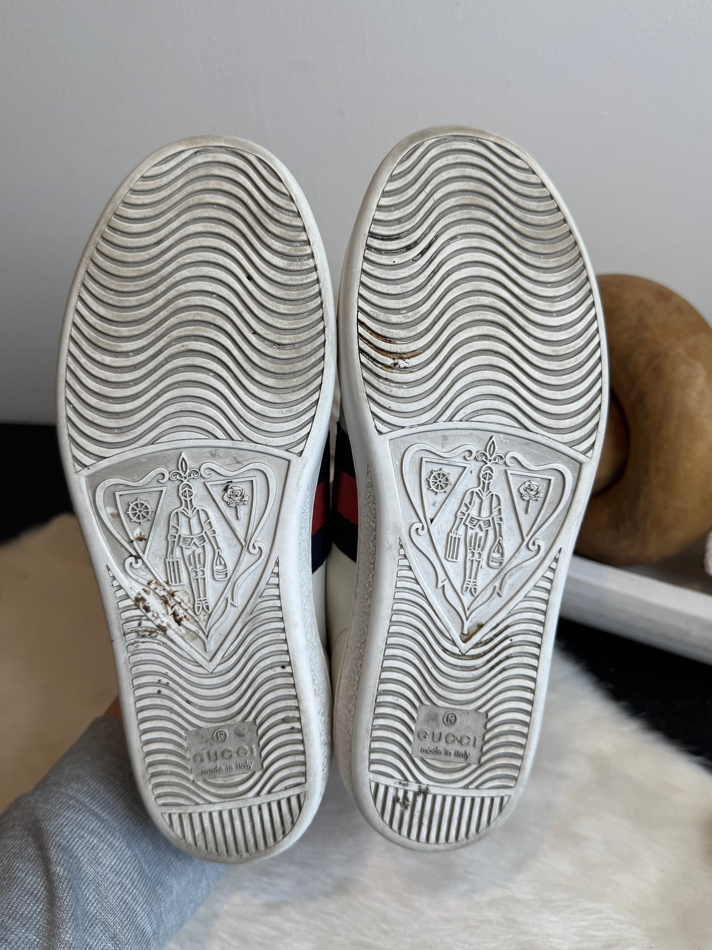 Gucci Ace Snakes Sneakers Size 34EU