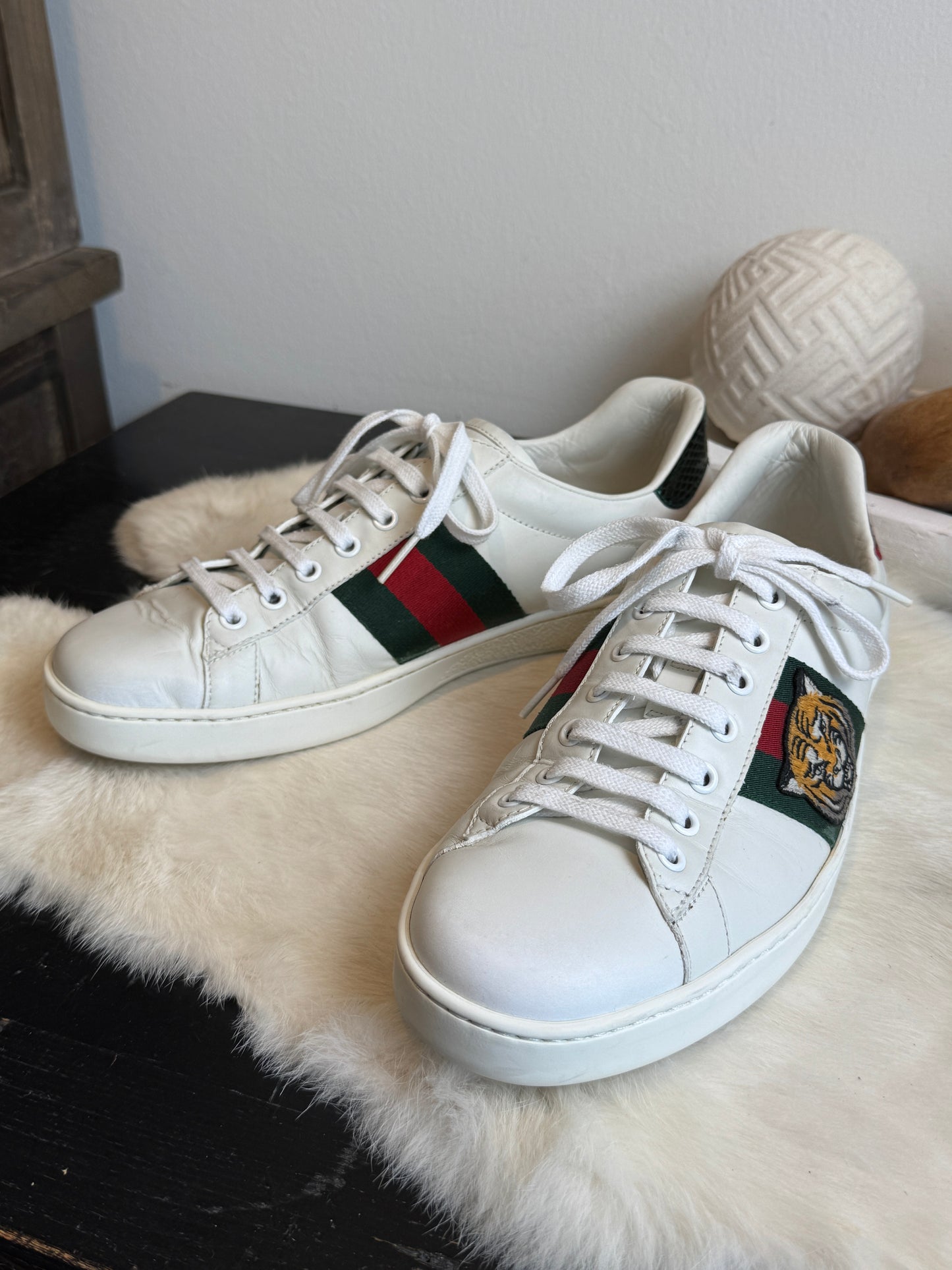 GUCCI Ace Tigers Sneakers Mens 8EU (41EU Womens)