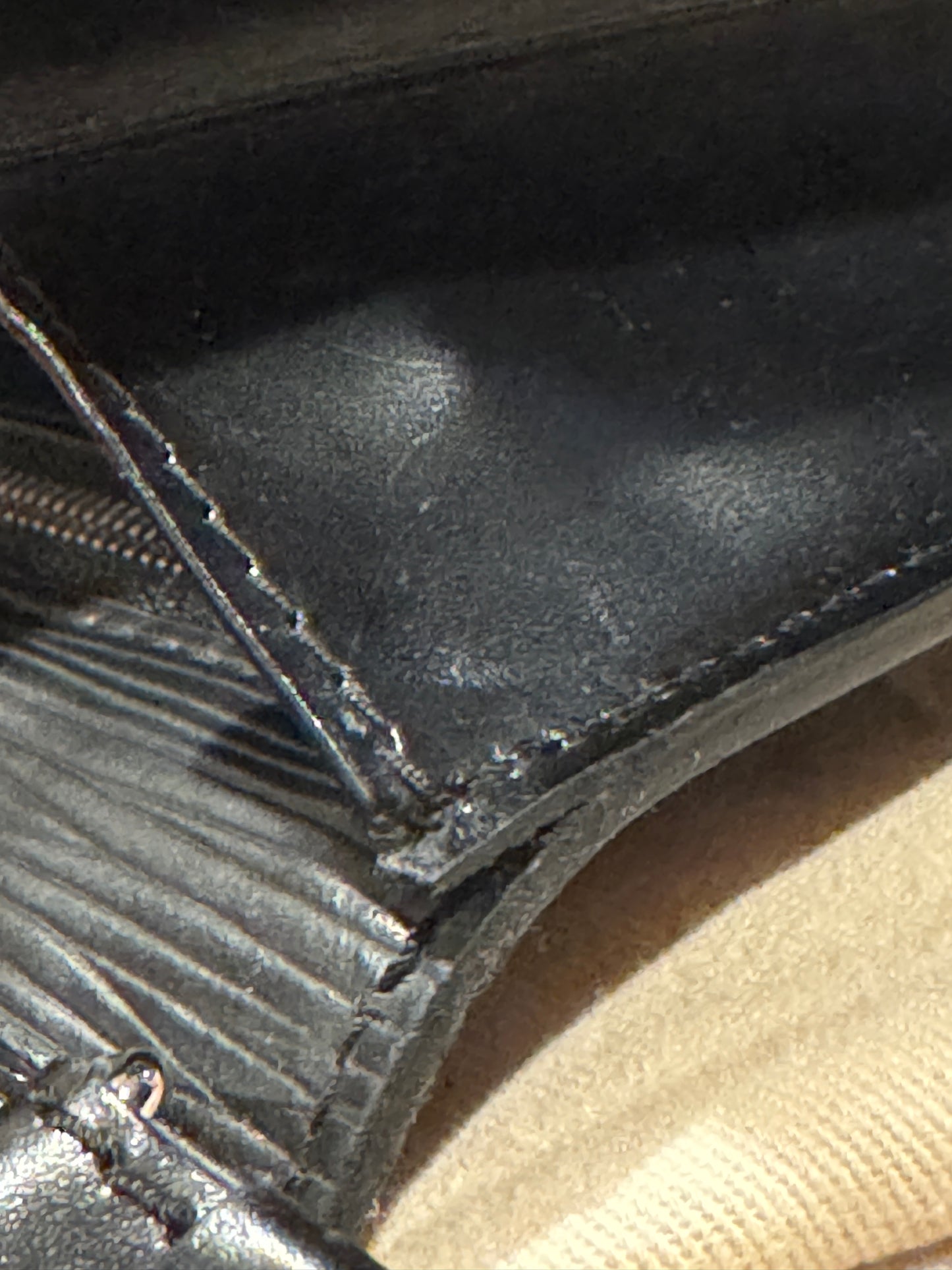 Louis Vuitton Epi Leather Pochette Sellier Dragonne Black Clutch