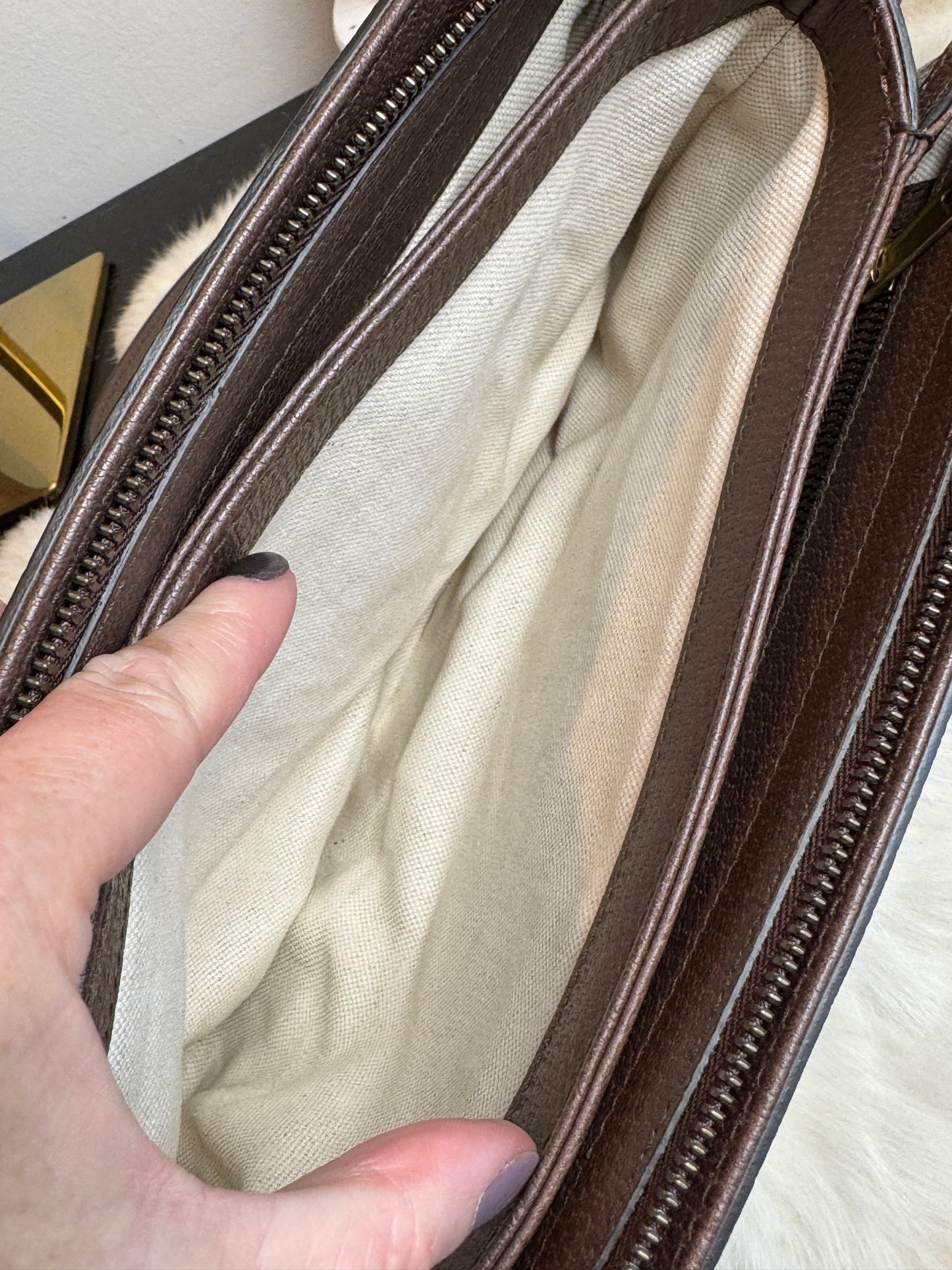 GUCCI GG Supreme Canvas Ophidia Crossbody