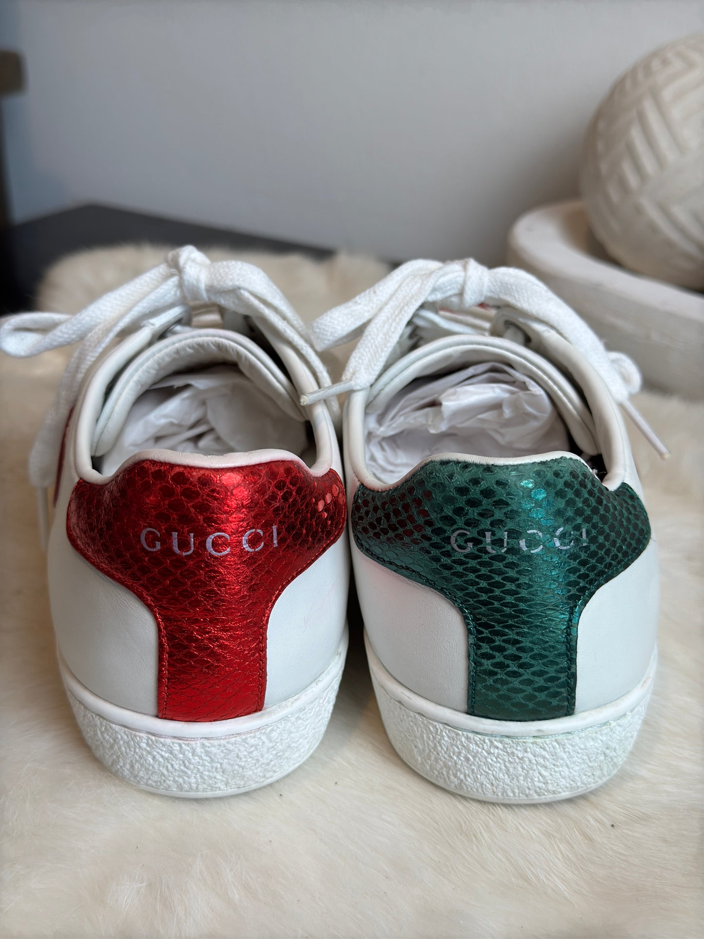 Gucci Ace Hearts Sneakers Size 35.5EU