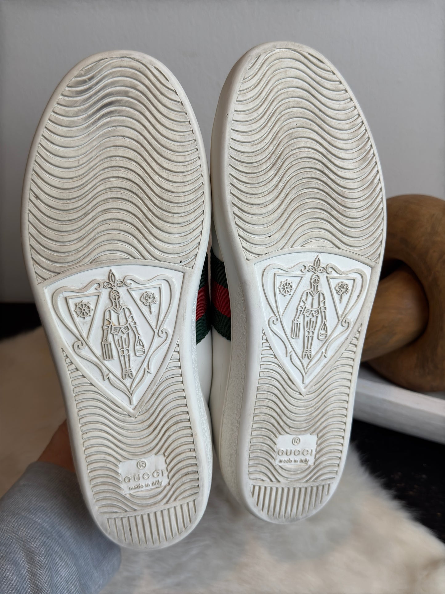 Gucci Ace Hearts Sneakers Size 35.5EU