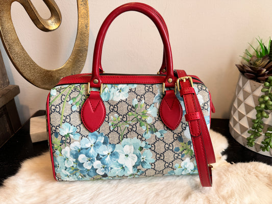 GUCCI Blooms Small Boston 2-Way Handbag