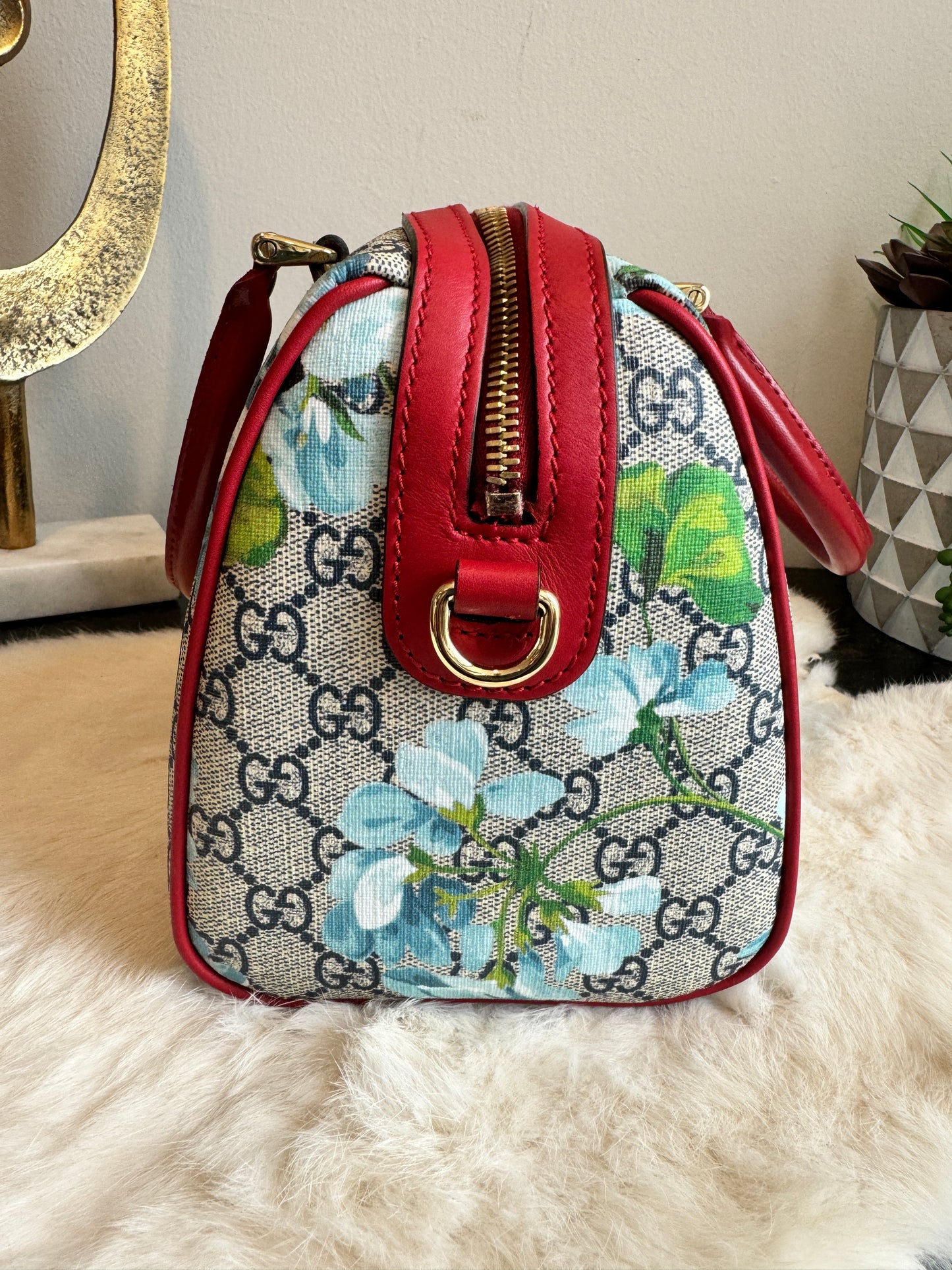 GUCCI Blooms Small Boston 2-Way Handbag