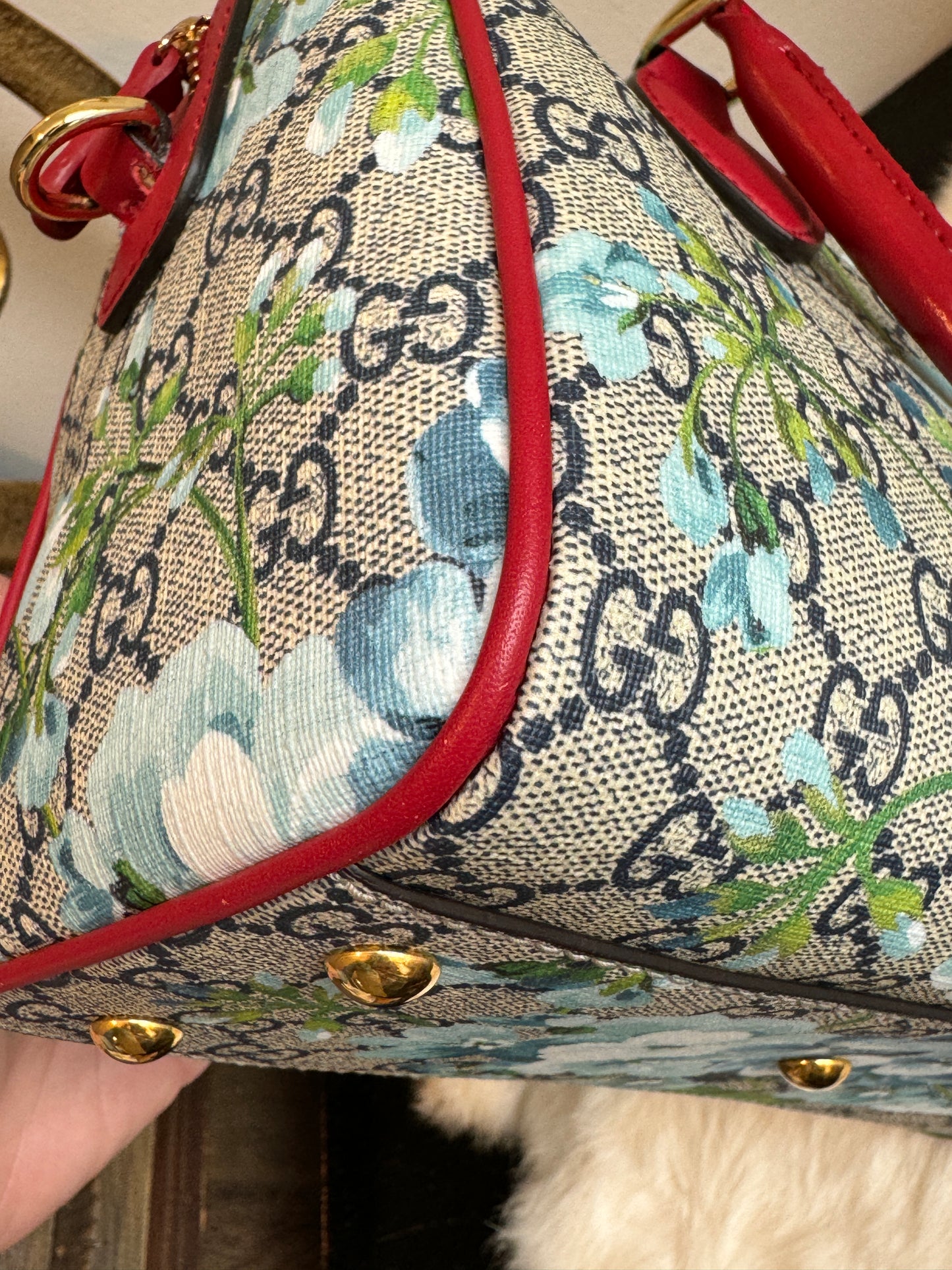 GUCCI Blooms Small Boston 2-Way Handbag