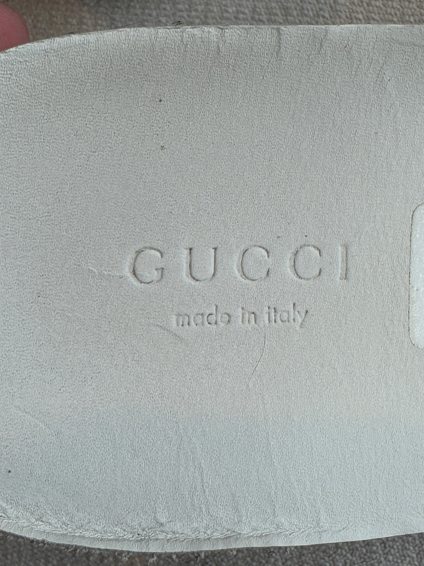 GUCCI Ace Bee Rhinestone Platforms Women's Size 37EU