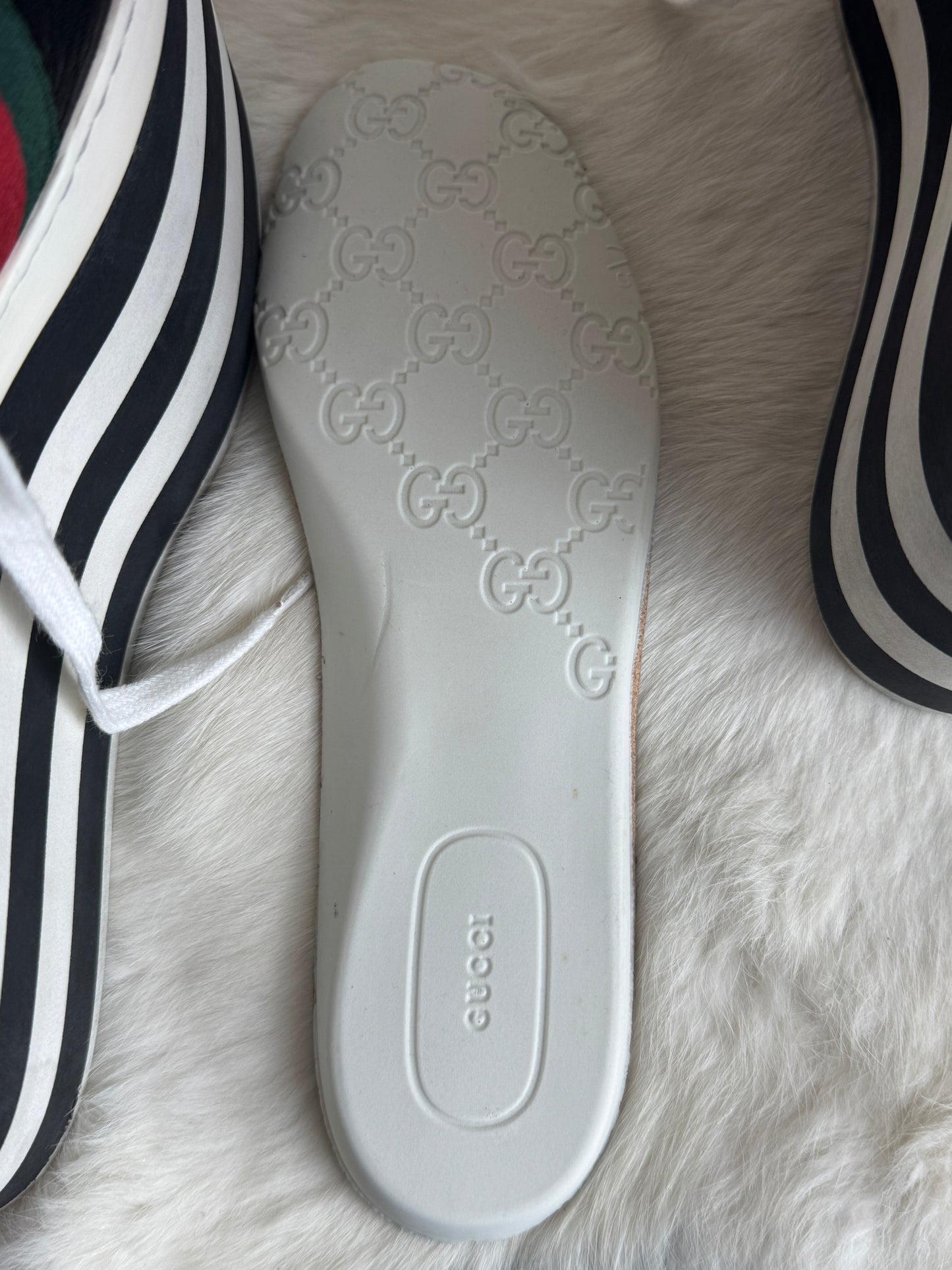 GUCCI Black Peggy Platforms Women's 37.5EU
