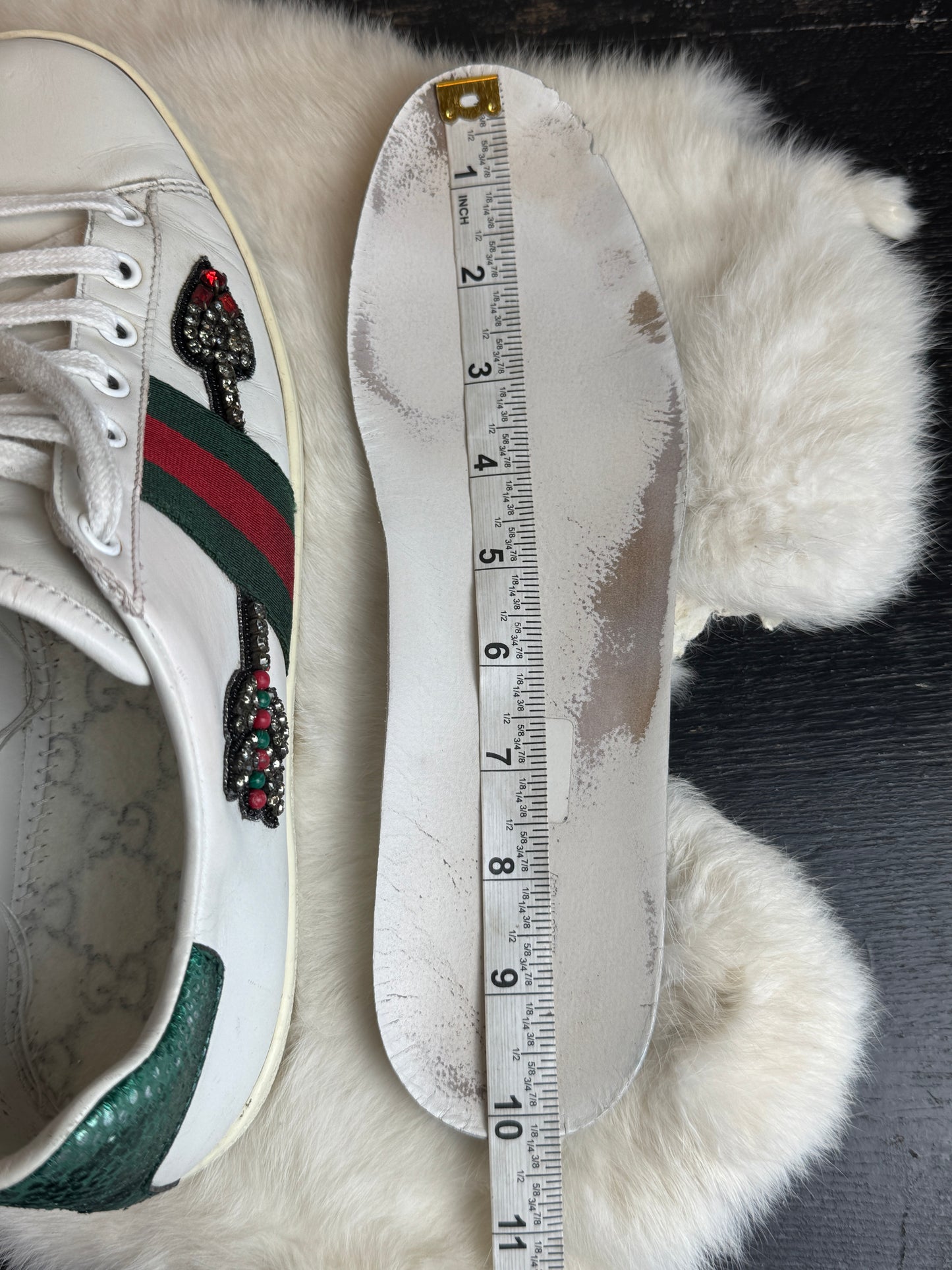 GUCCI Ace Arrows Women's Sneakers 38.5EU