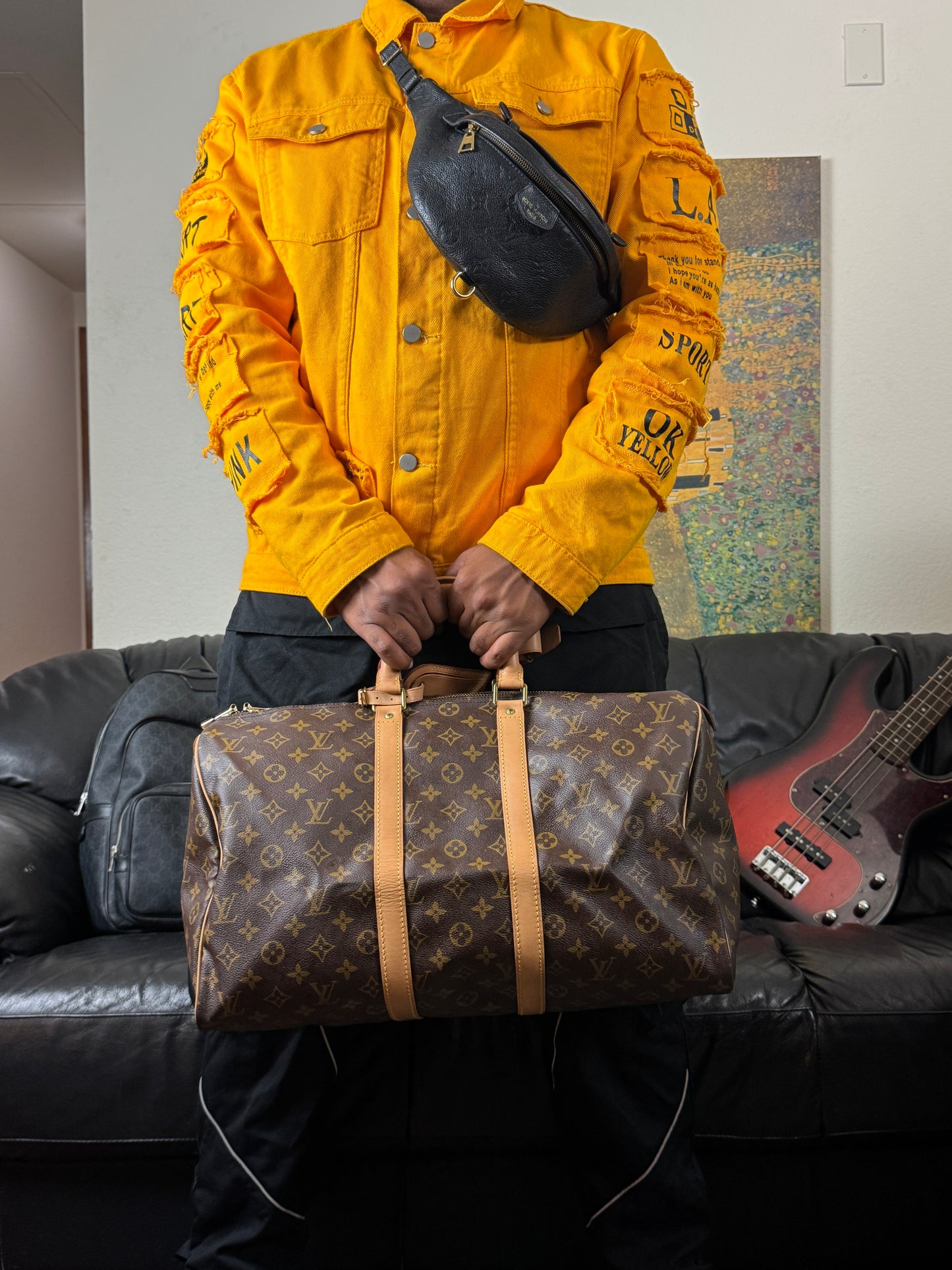Louis Vuitton Monogram Keepall 45 Duffel