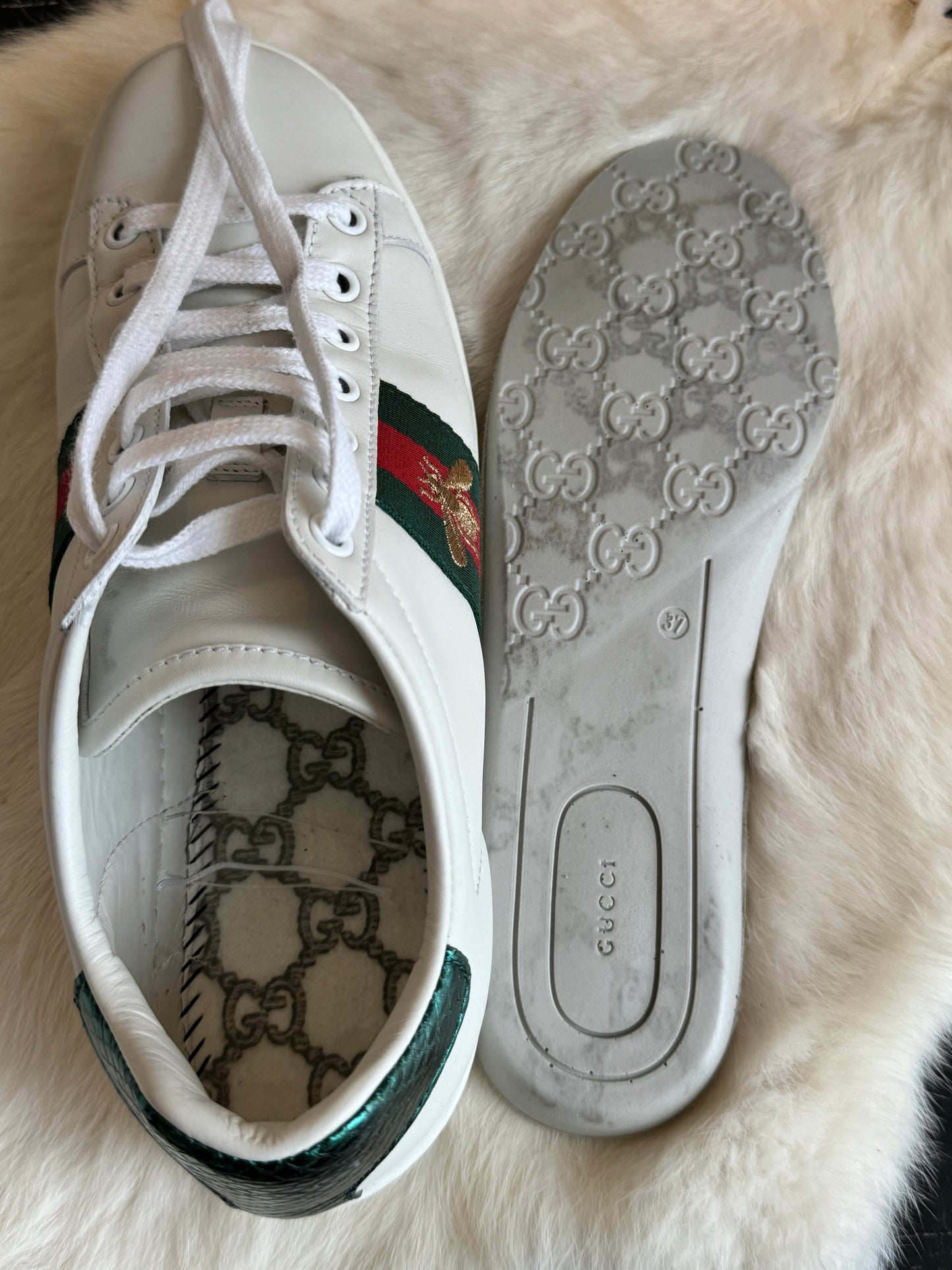 Gucci Ace Bees Sneakers Size 36.5EU