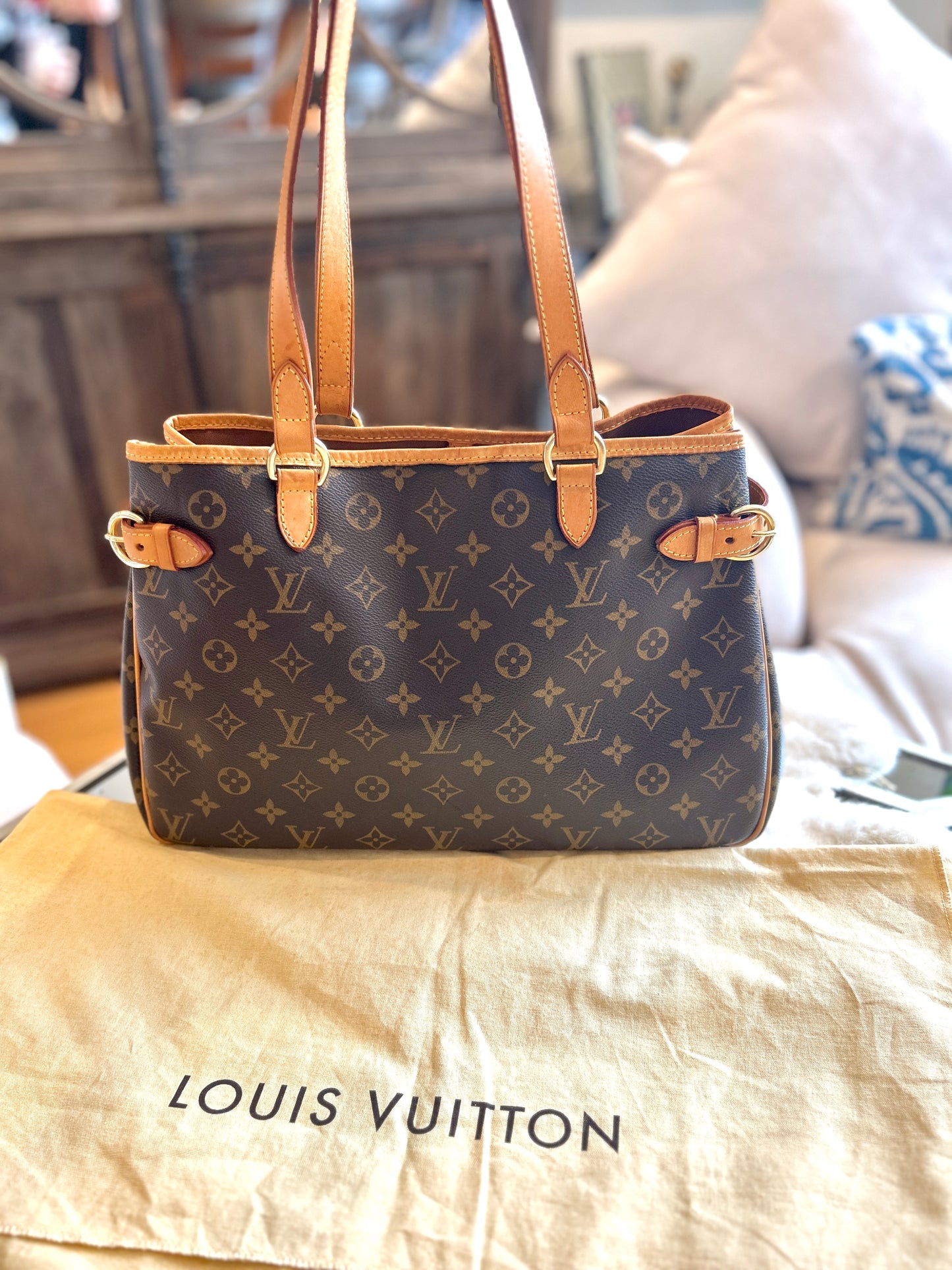 Louis Vuitton Monogram Canvas Batignolles Horizontal Bag Louis