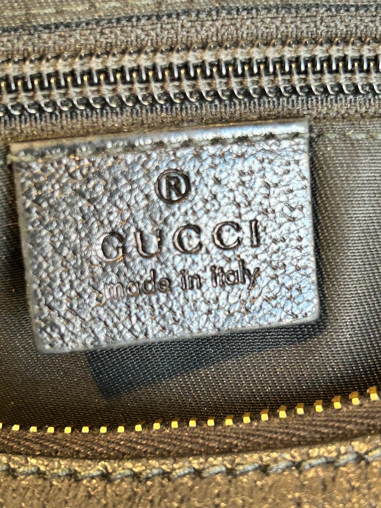 GUCCI GG Canvas Vintage Web Med Messenger