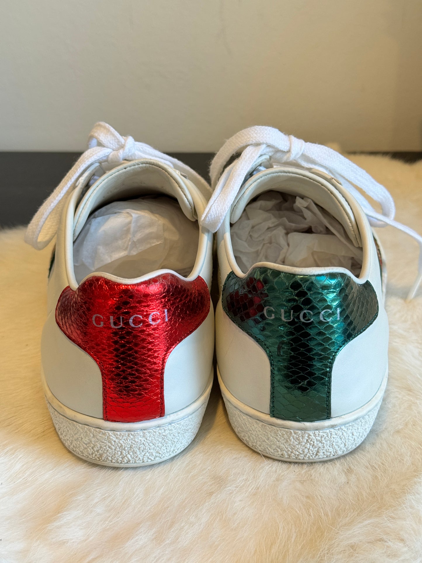 Gucci Ace Bees Sneakers Size 38EU