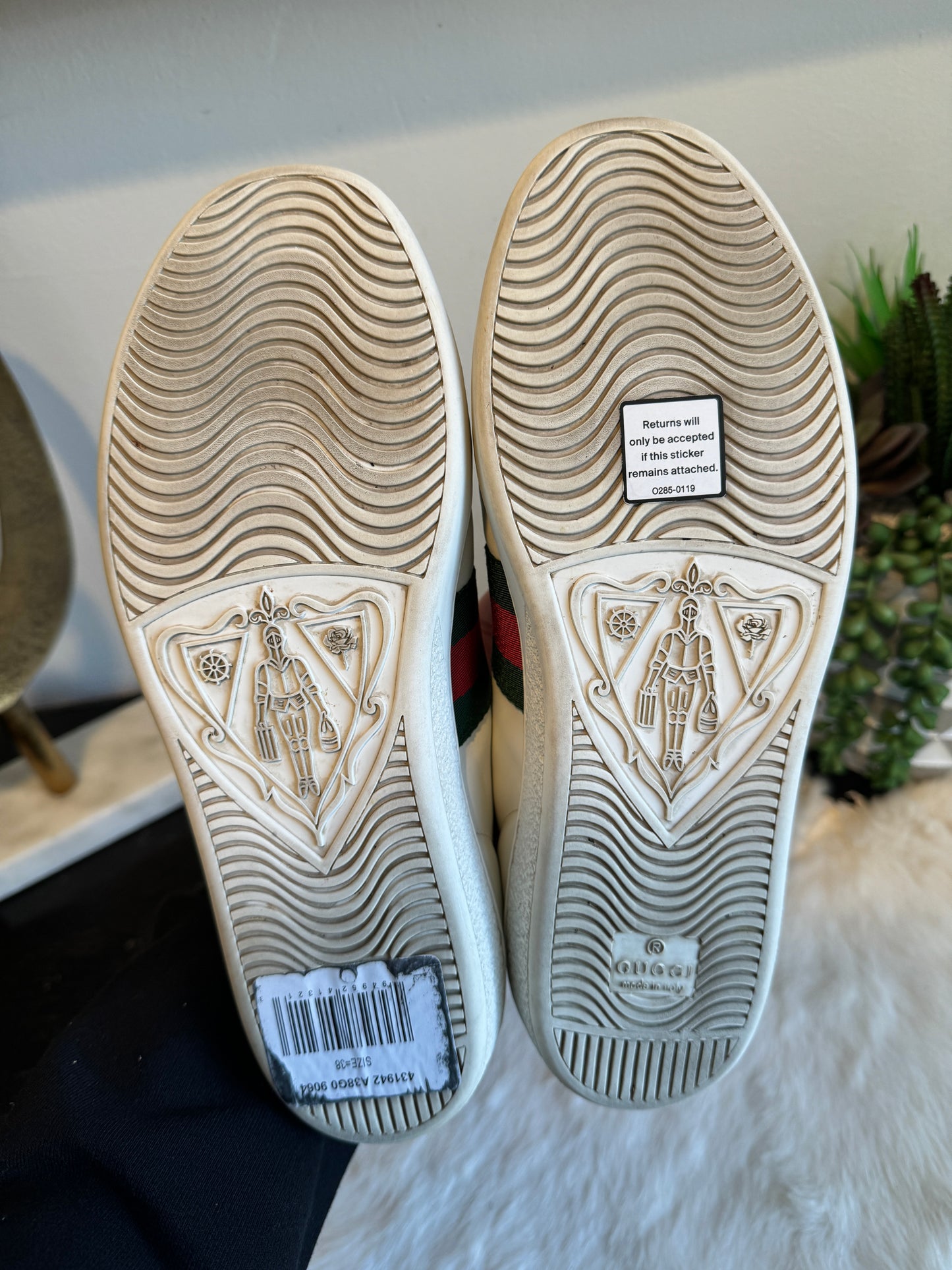 Gucci Ace Bees Sneakers Size 38EU