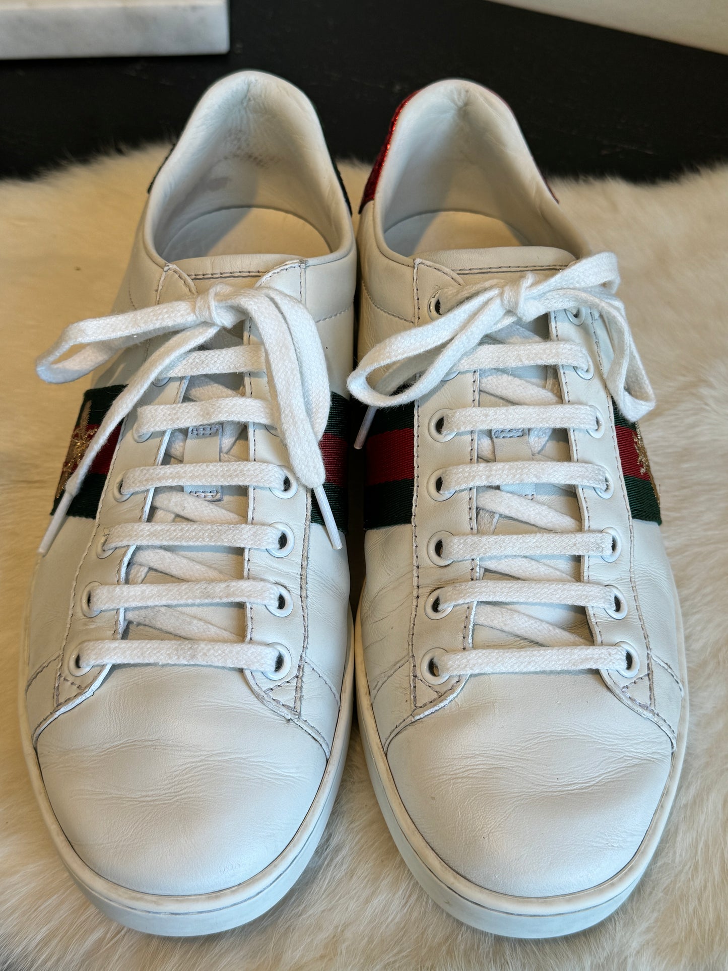 Gucci Ace Bees Sneakers Size 38EU