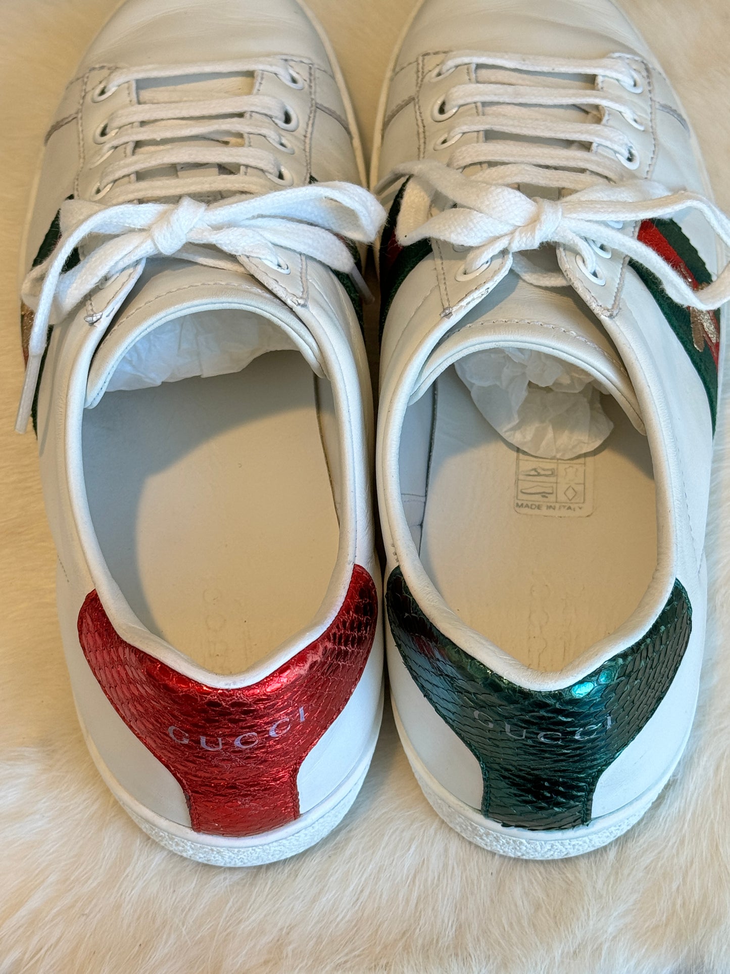 Gucci Ace Bees Sneakers Size 38EU