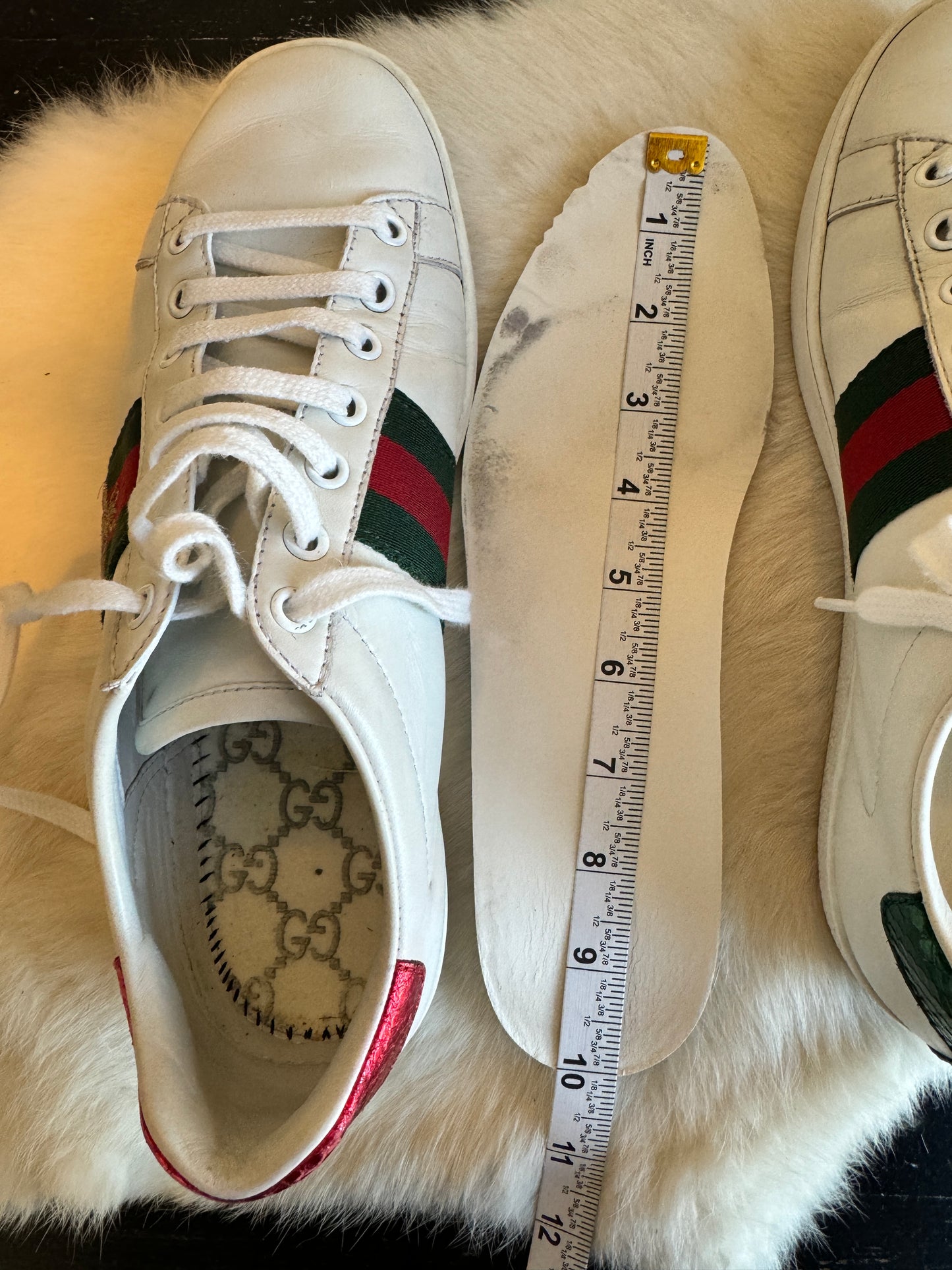 Gucci Ace Bees Sneakers Size 38EU