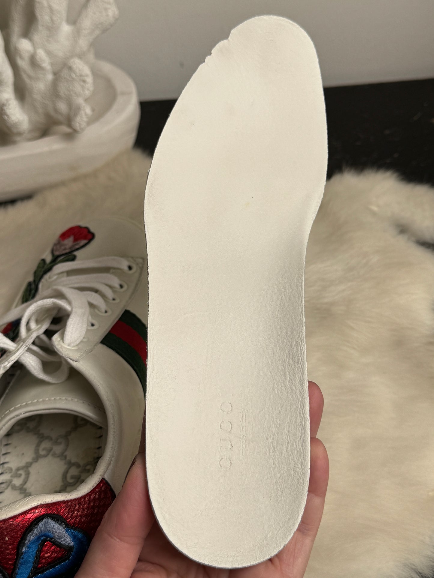 GUCCI Ace Flowers Sneakers 36.5EU