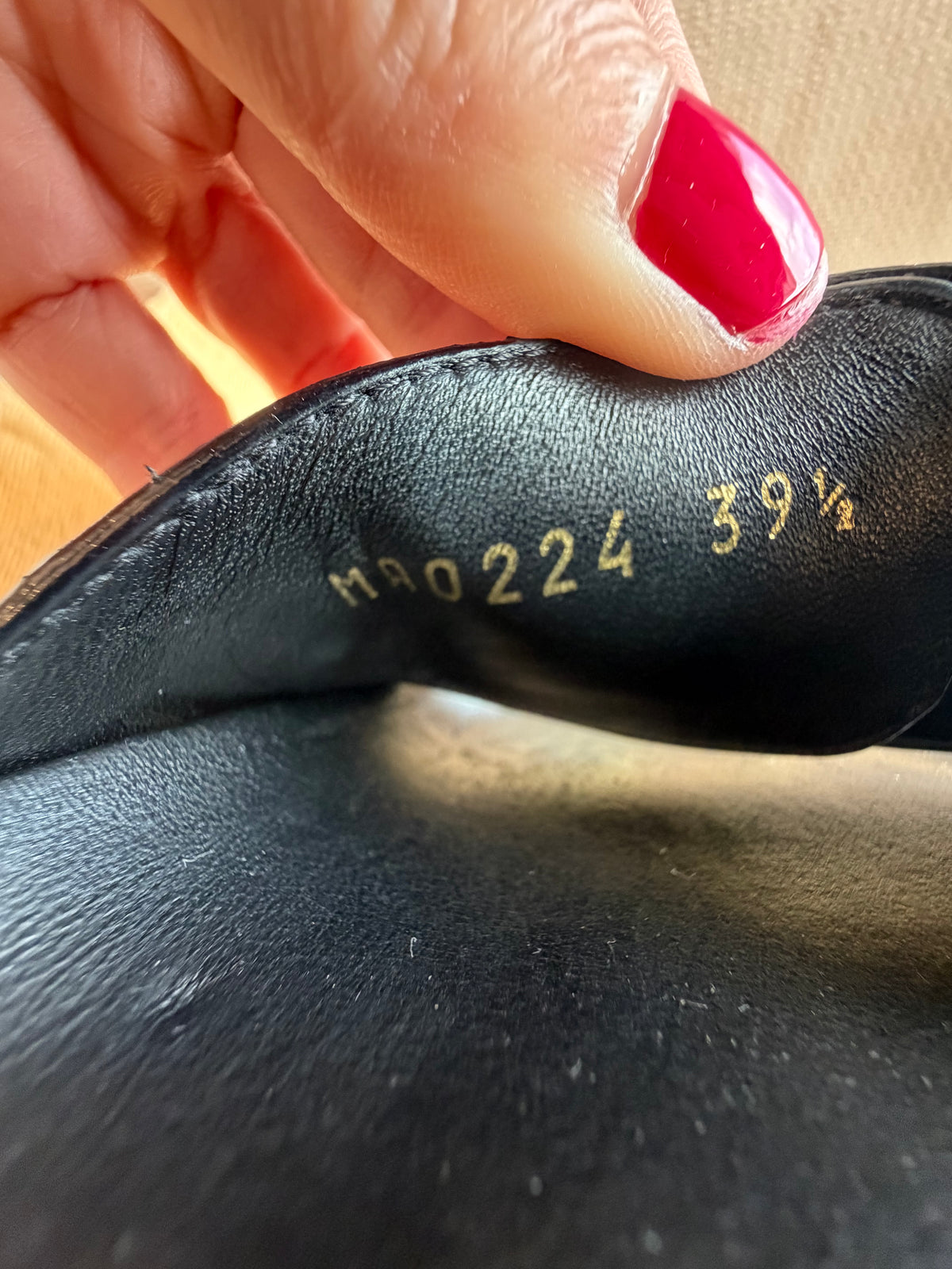 Louis Vuitton Bom Dia Flat Mule Black Empreinte 39.5