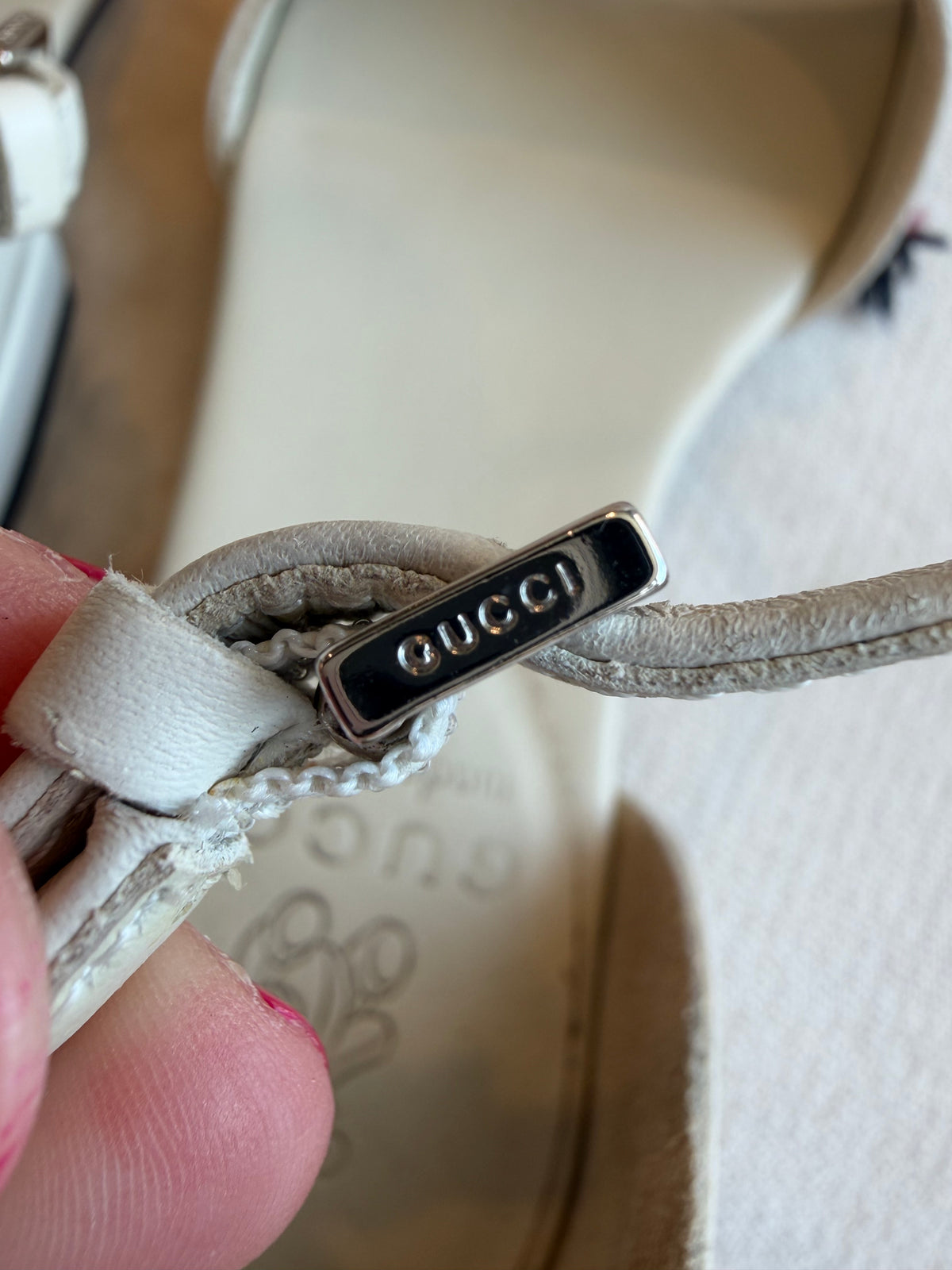 GUCCI Kids Gray Leather Horsebit Sandals 27EU