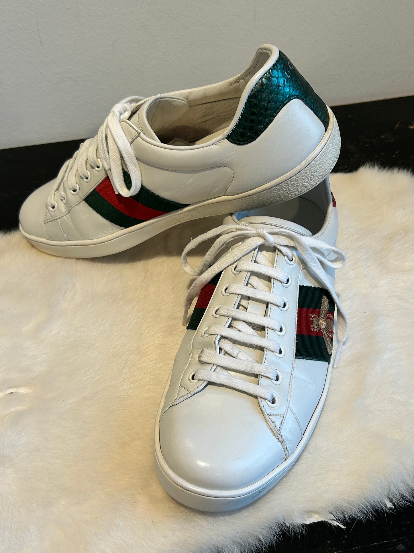 GUCCI Ace Bee's Sneakers Mens 7.5EU (40.5EU Womens)