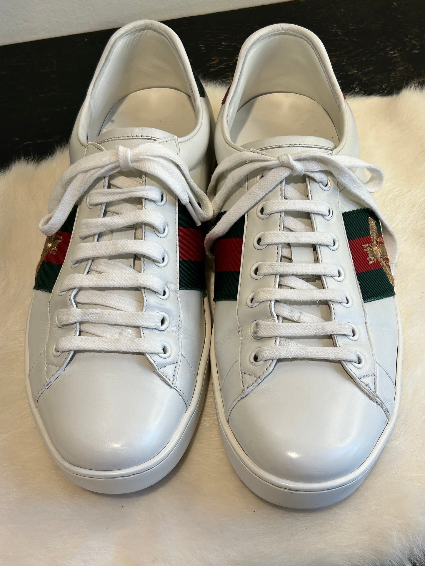 GUCCI Ace Bees Web Sneakers Mens 7.5EU (40.5EU)