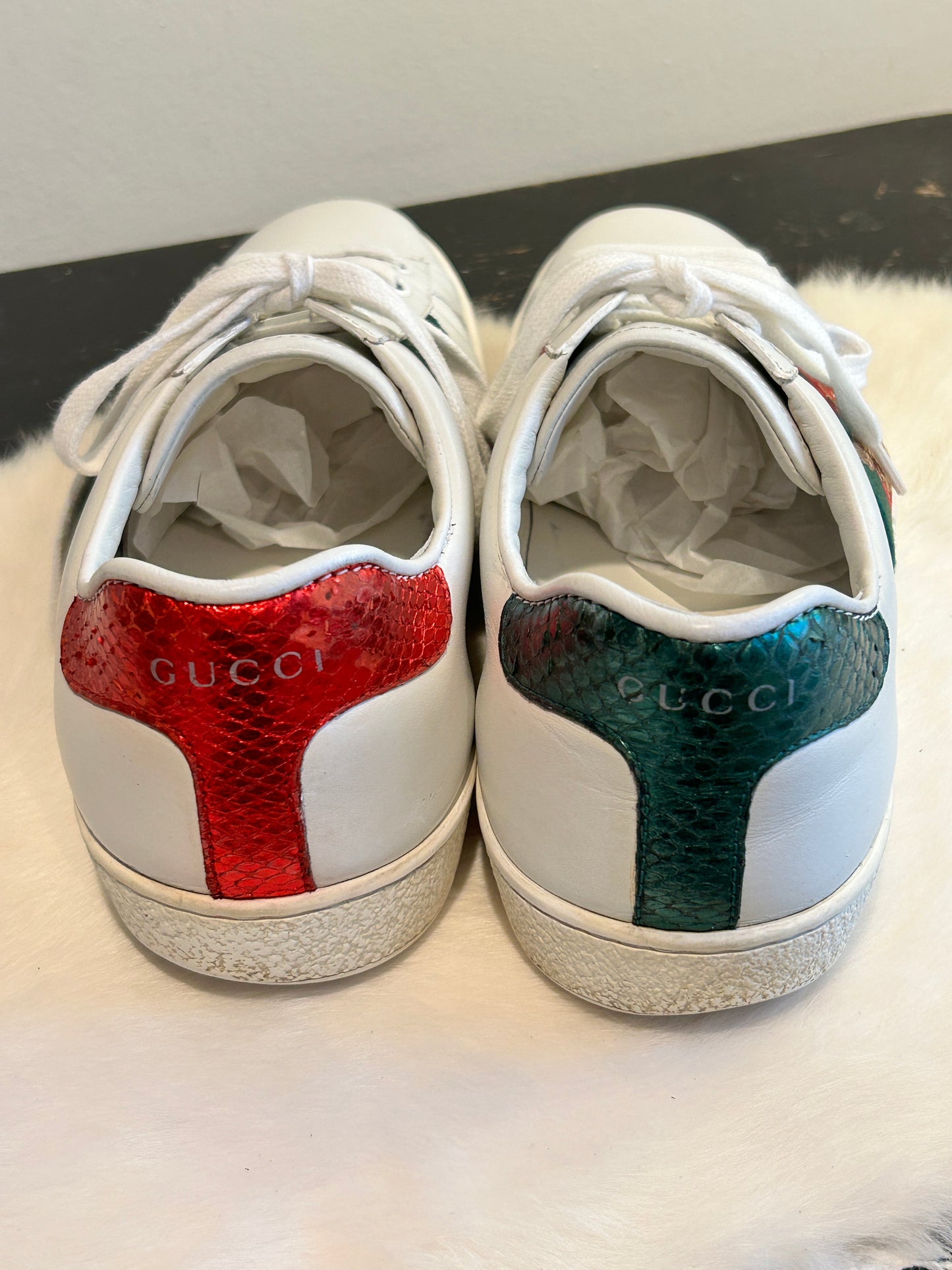 GUCCI Ace Bees Web Sneakers Mens 7.5EU (40.5EU)