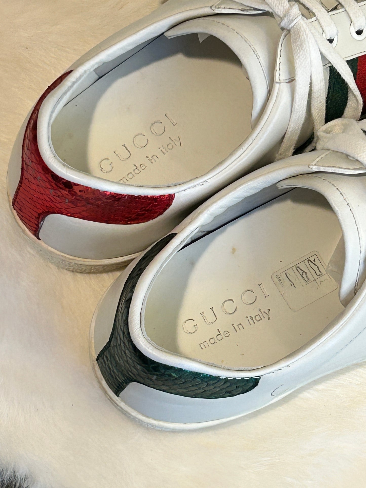 GUCCI Ace Bee's Sneakers Mens 7.5EU (40.5EU Womens)