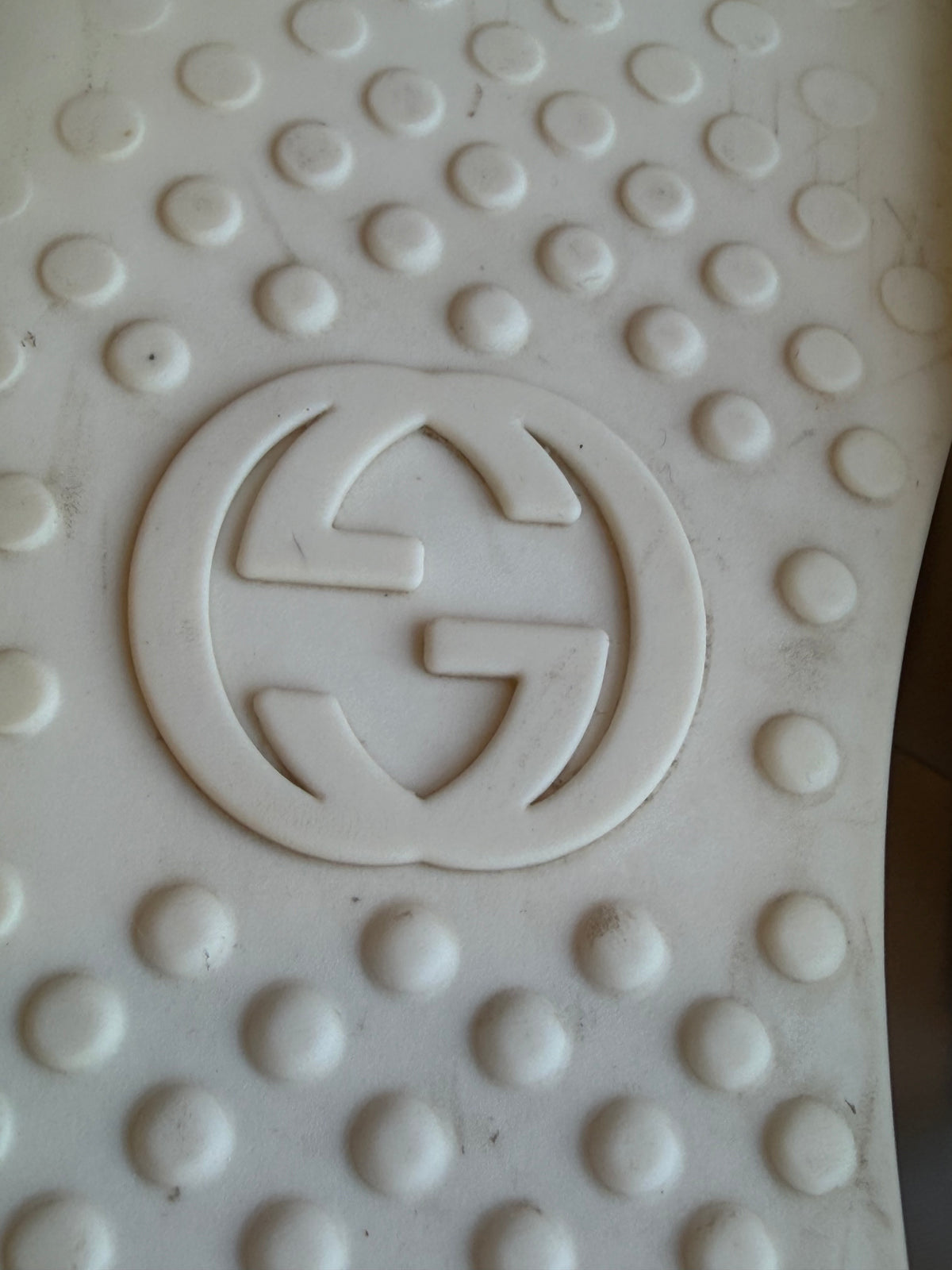 GUCCI Kids Ace Leather Platform Size 27EU