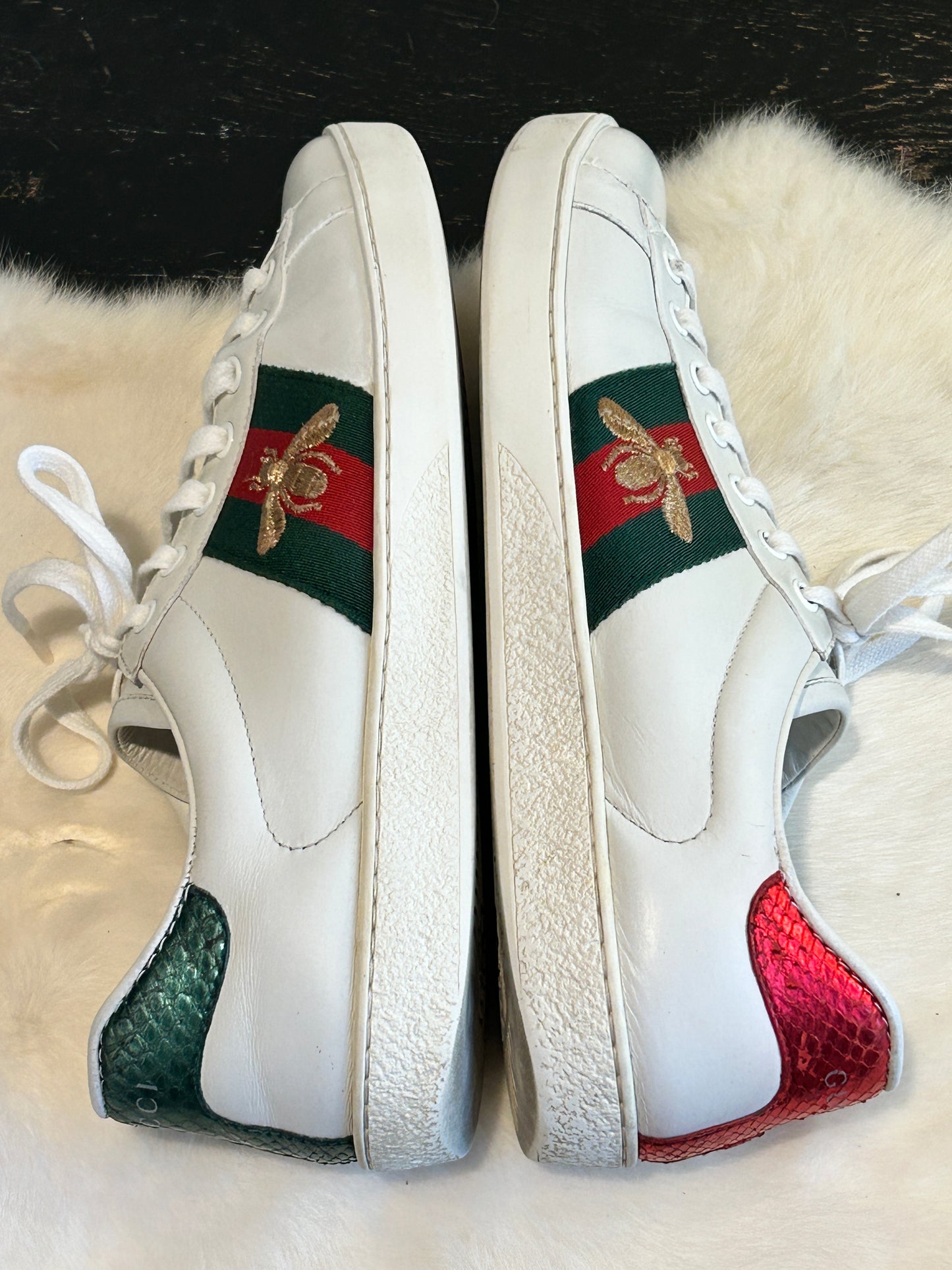 GUCCI Ace Bees Web Sneakers Mens 7.5EU (40.5EU)