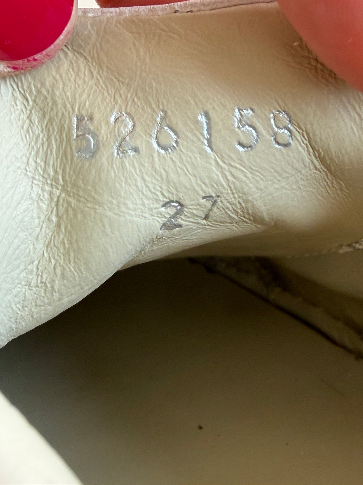 GUCCI Kids Ace Leather Platform Size 27EU